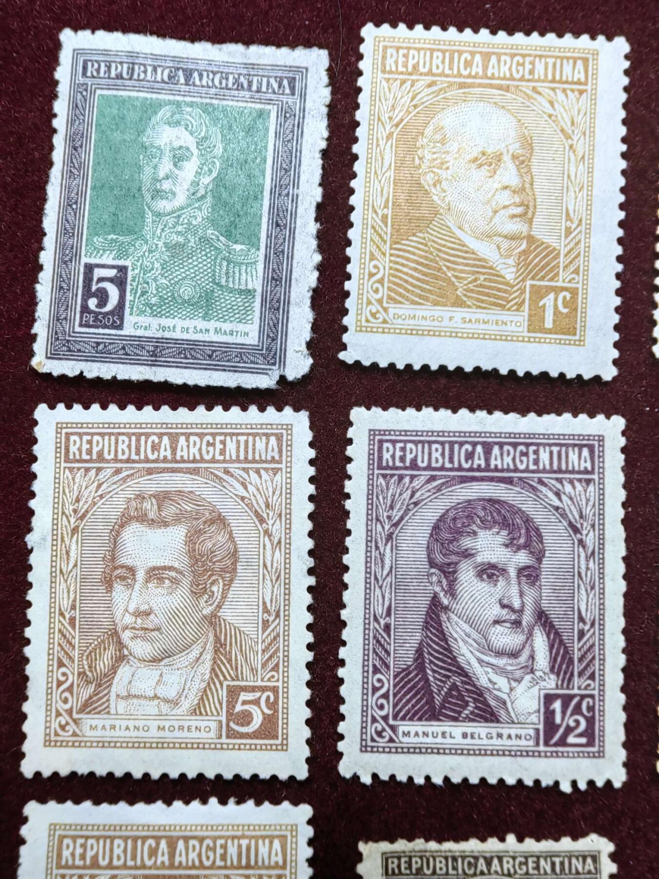 联合阁邮币社™ ——“多国邮票”0佣金 阿根廷 古典邮票 全新无戳