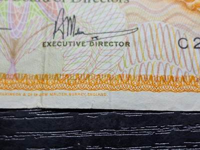 博彦收藏7月24日钱币专场 香港1979年汇丰大金狮1000元VF 有小裂