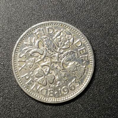 ↓君缘收藏160期☞钱币邮品↓无佣金、可寄存、满10元包邮  - 英国🇬🇧幸运六便士