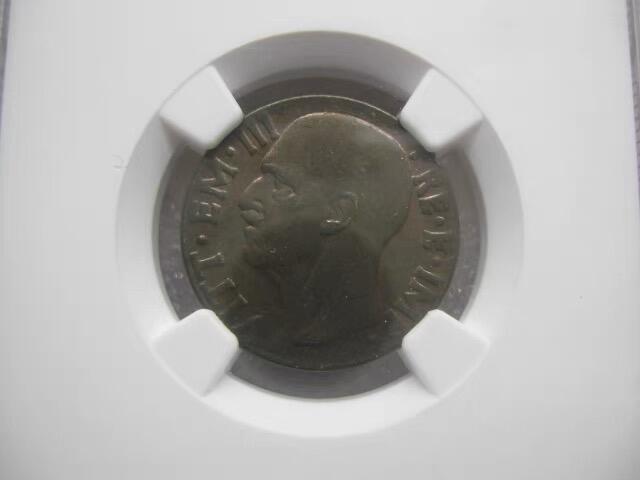 【4.8克】NGC-AU58意大利1943年10分