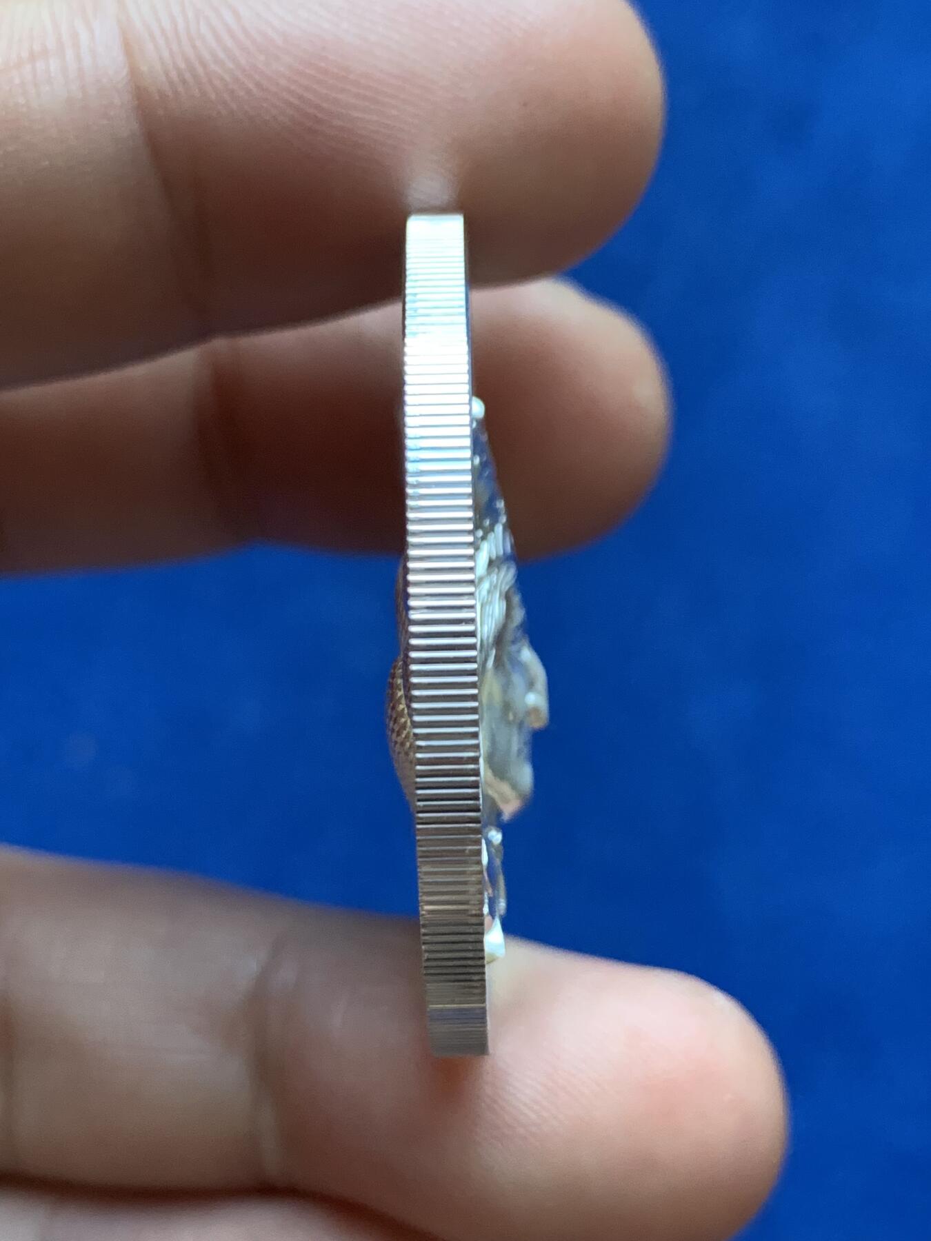 《竞宝斋》第289场- 周日，周一，周二 3场连拍 （全场包邮） 美国2022年发行的印第安酋长系列2“杰罗尼莫”1美元纪念银币 1盎司 超高浮雕工艺 限量2500枚 无塑料盒