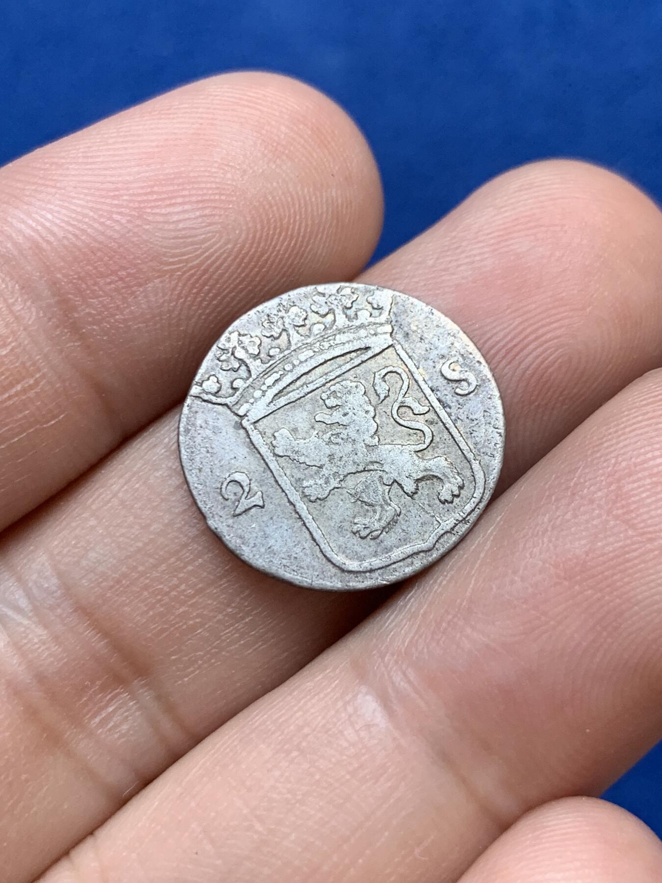 《竞宝斋》第289场- 周日，周一，周二 3场连拍 （全场包邮） 荷兰1789年2S银币 海上马车夫强盛时期的见证