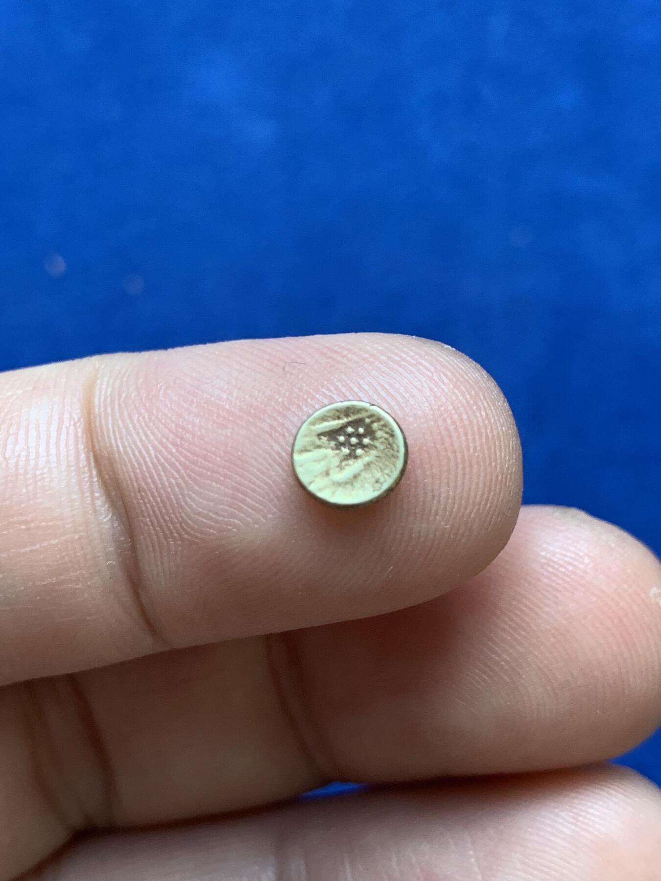 《竞宝斋》第289场- 周日，周一，周二 3场连拍 （全场包邮） 古印度法兰小金币 最小金币 小金豆 适合镶嵌做首饰