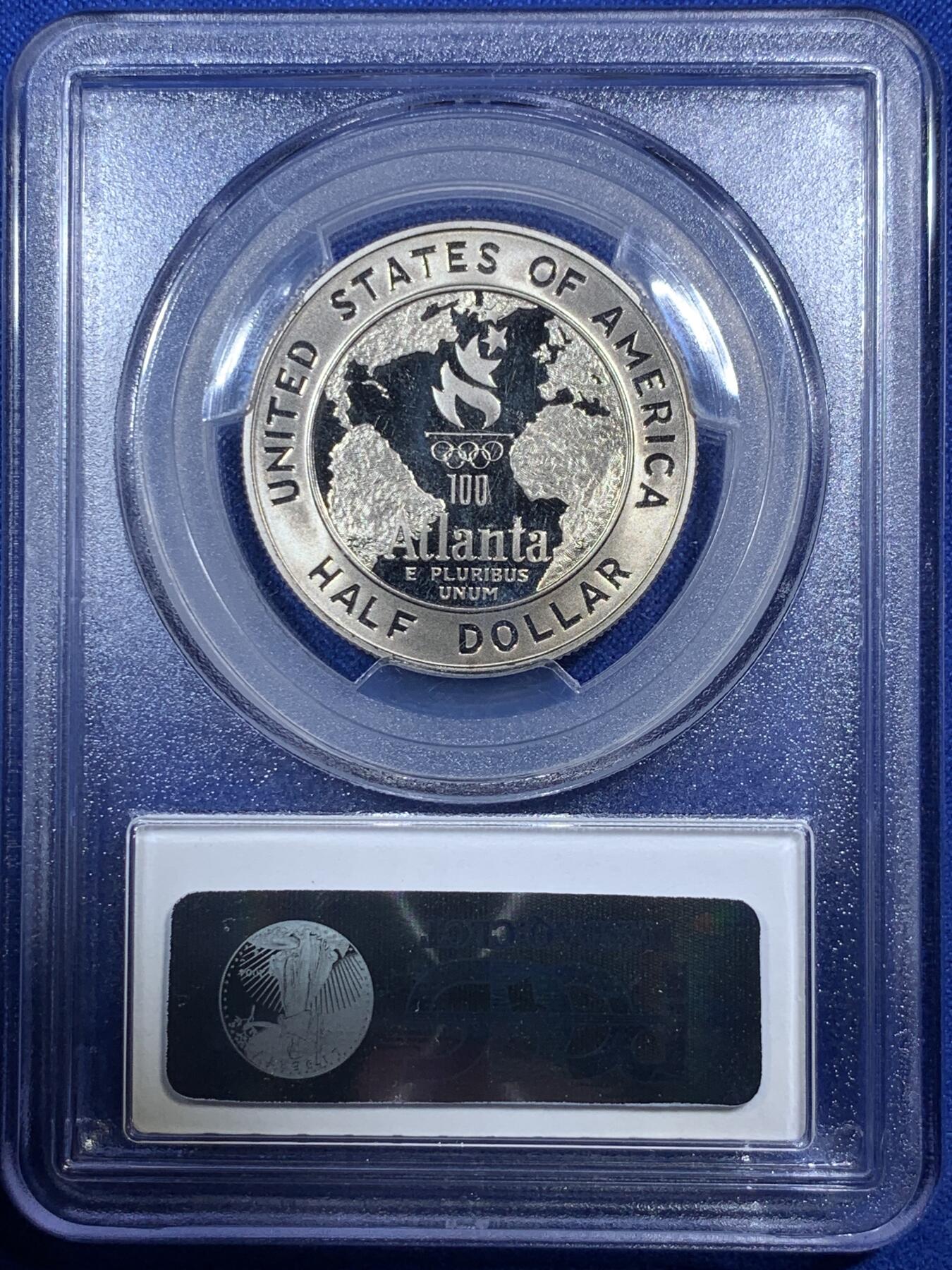 《竞宝斋》第289场- 周日，周一，周二 3场连拍 （全场包邮） PCGS PR69DCAM 美国1995年S版棒球半美元