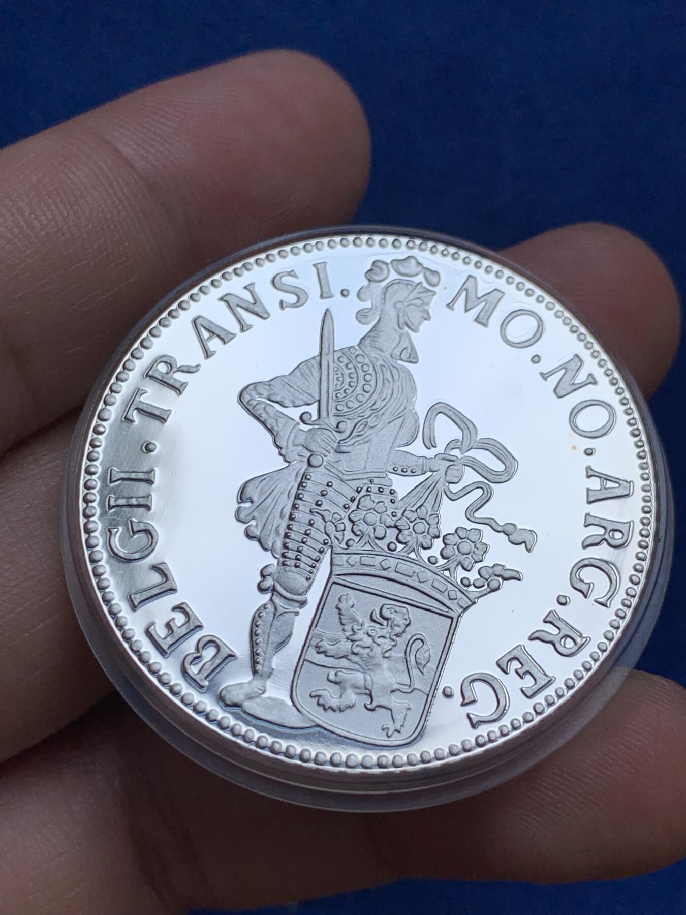 《竞宝斋》第289场- 周日，周一，周二 3场连拍 （全场包邮） 荷兰2000年1杜卡特大银币