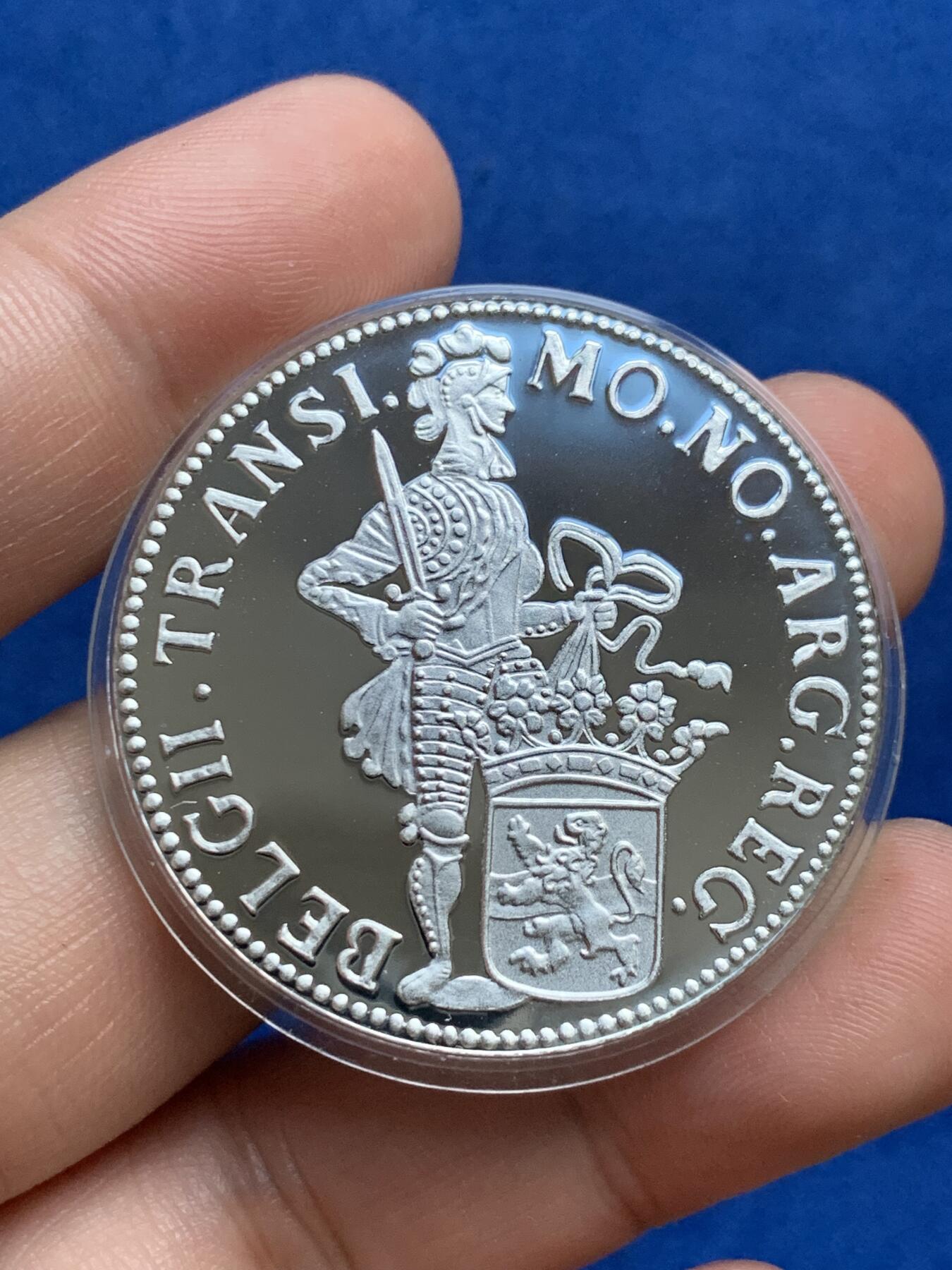 《竞宝斋》第289场- 周日，周一，周二 3场连拍 （全场包邮） 荷兰2000年1杜卡特大银币