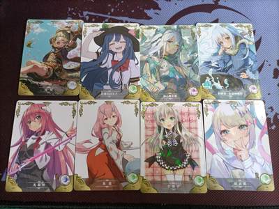 【游宝卡牌】龙年第43期 福袋卡包-诺艾尔拼图卡 蒂法拼图卡隐藏款 女星卡等 - 动漫散卡 8张