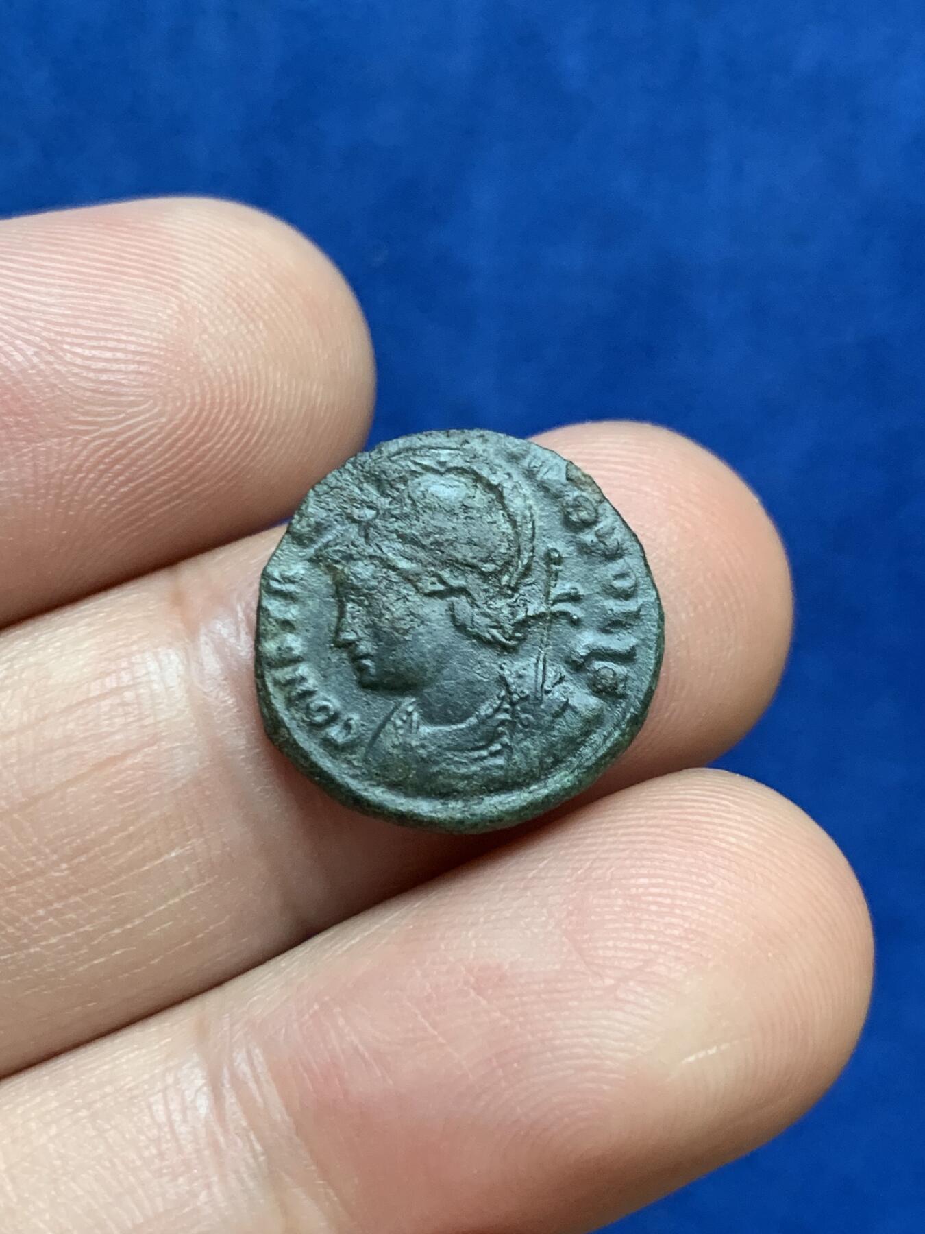 《竞宝斋》第289场- 周日，周一，周二 3场连拍 （全场包邮） 古罗马君士坦丁堡建城纪念币 小天使清晰