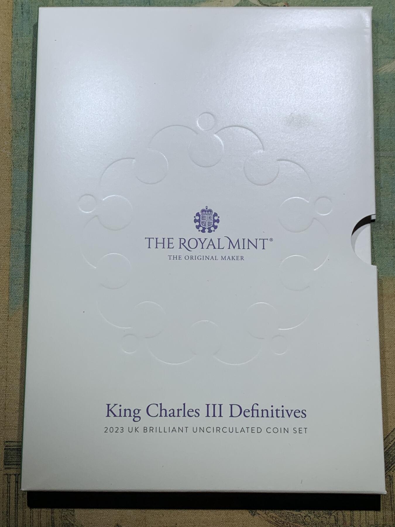 《竞宝斋》第289场- 周日，周一，周二 3场连拍 （全场包邮） 英国2023年官方套币  查尔斯三世首套硬币  人像边带皇冠暗记  动物主题  未来热门品种