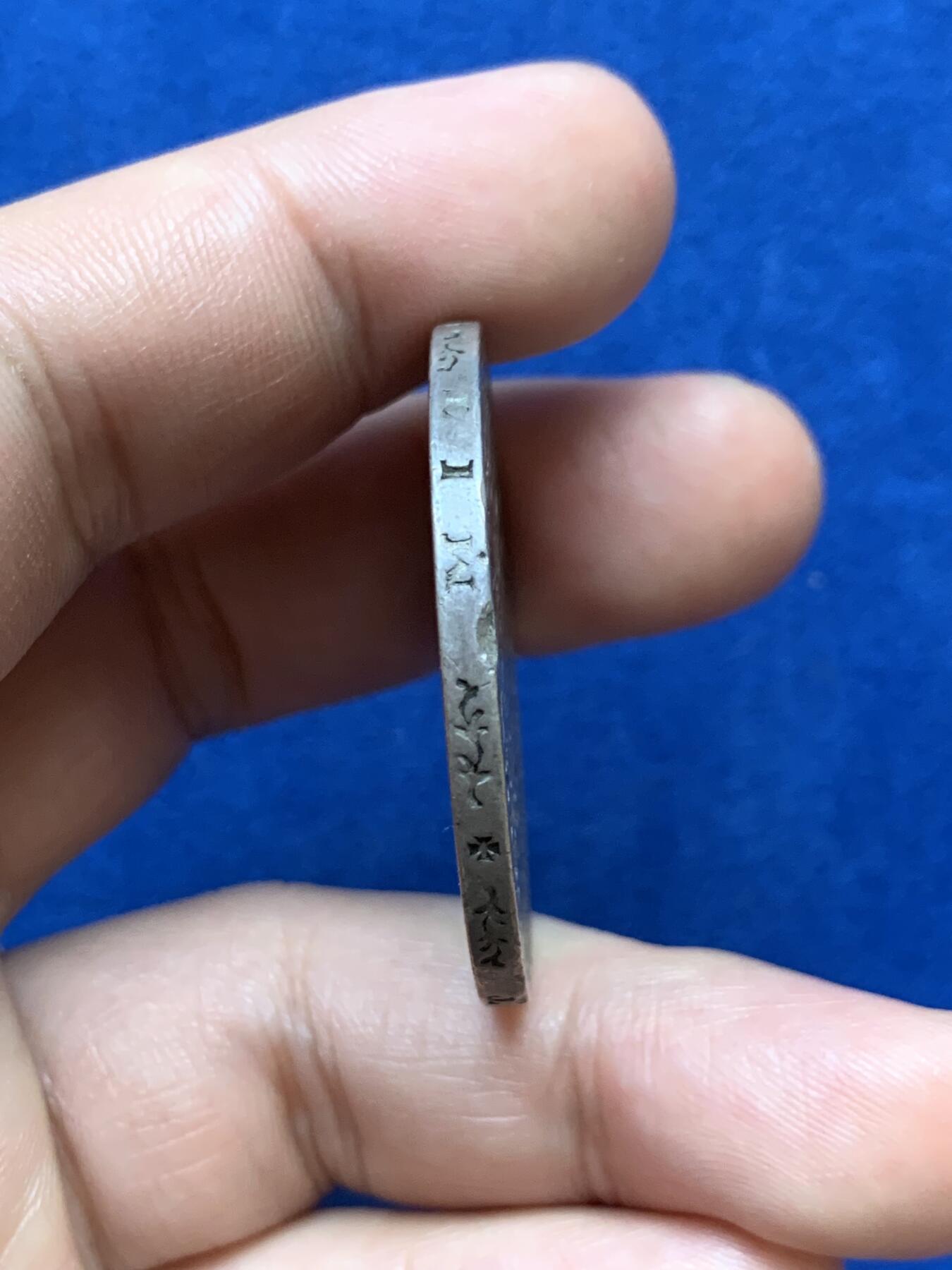 《竞宝斋》第289场- 周日，周一，周二 3场连拍 （全场包邮） 德国萨克森1875年阿尔伯特短翅5马克 细节见图