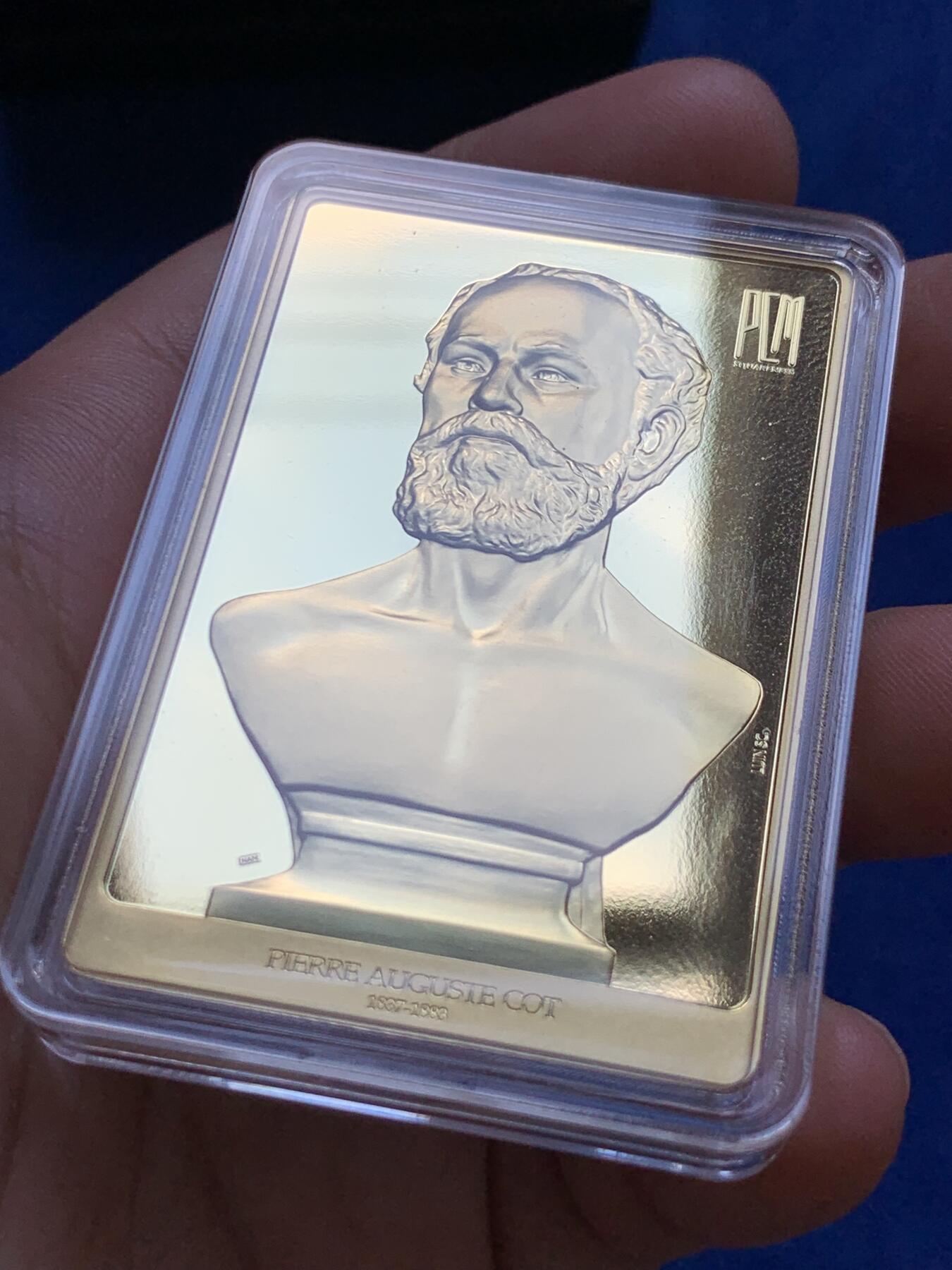 《竞宝斋》第289场- 周日，周一，周二 3场连拍 （全场包邮） NAMI《春光》彩铜章 原画为同名古典主义名画，画家PIERRE COT成名作 限量300枚，已绝版