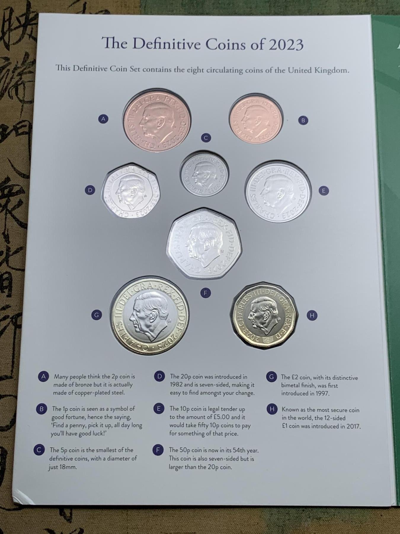 《竞宝斋》第289场- 周日，周一，周二 3场连拍 （全场包邮） 英国2023年官方套币  查尔斯三世首套硬币  人像边带皇冠暗记  动物主题  未来热门品种