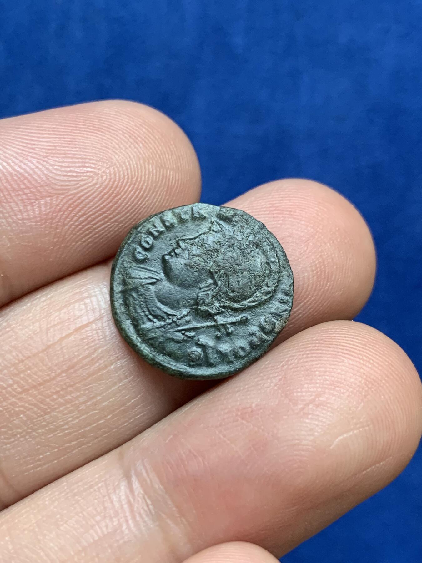 《竞宝斋》第289场- 周日，周一，周二 3场连拍 （全场包邮） 古罗马君士坦丁堡建城纪念币 小天使清晰