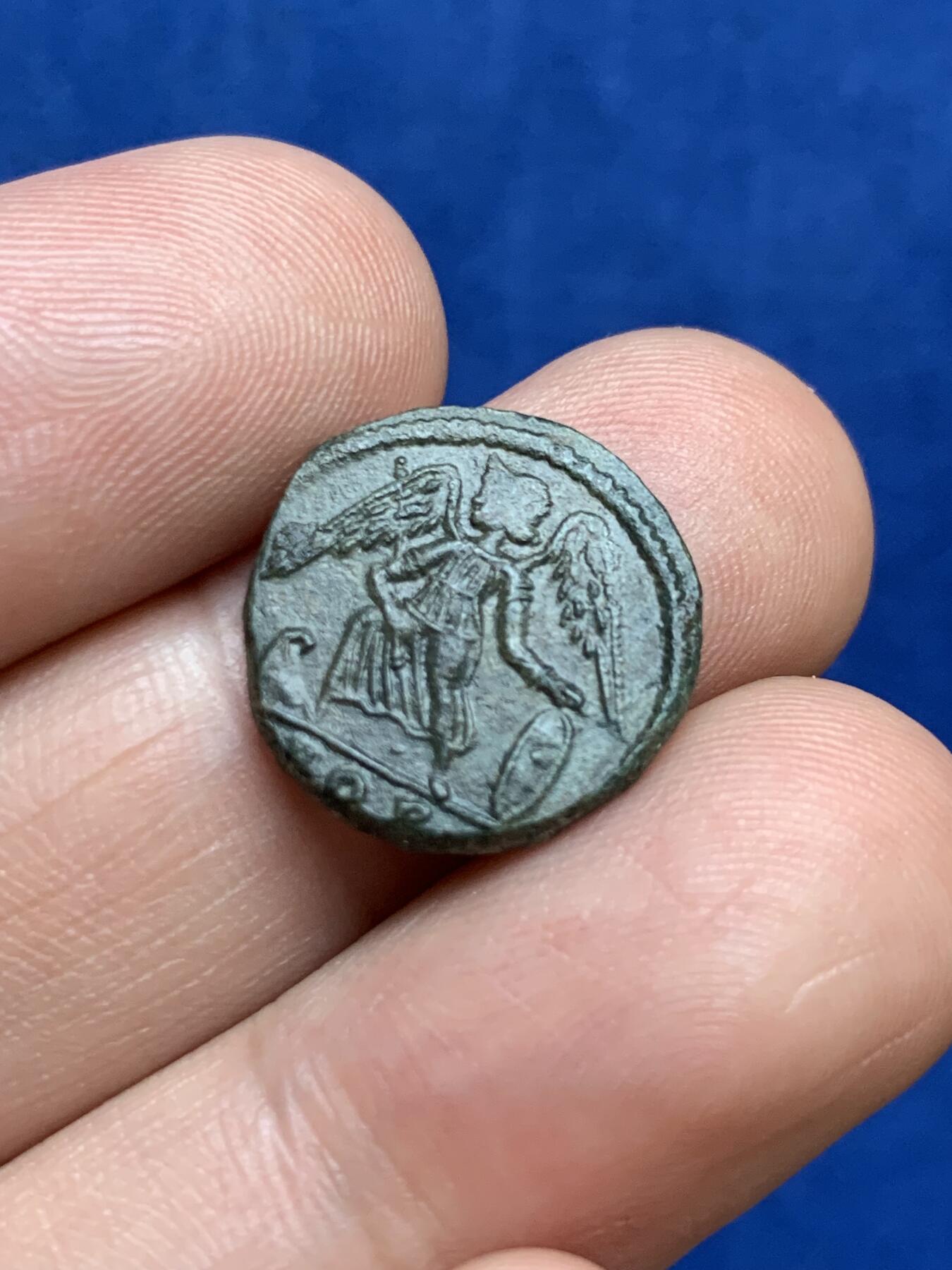 《竞宝斋》第289场- 周日，周一，周二 3场连拍 （全场包邮） 古罗马君士坦丁堡建城纪念币 小天使清晰