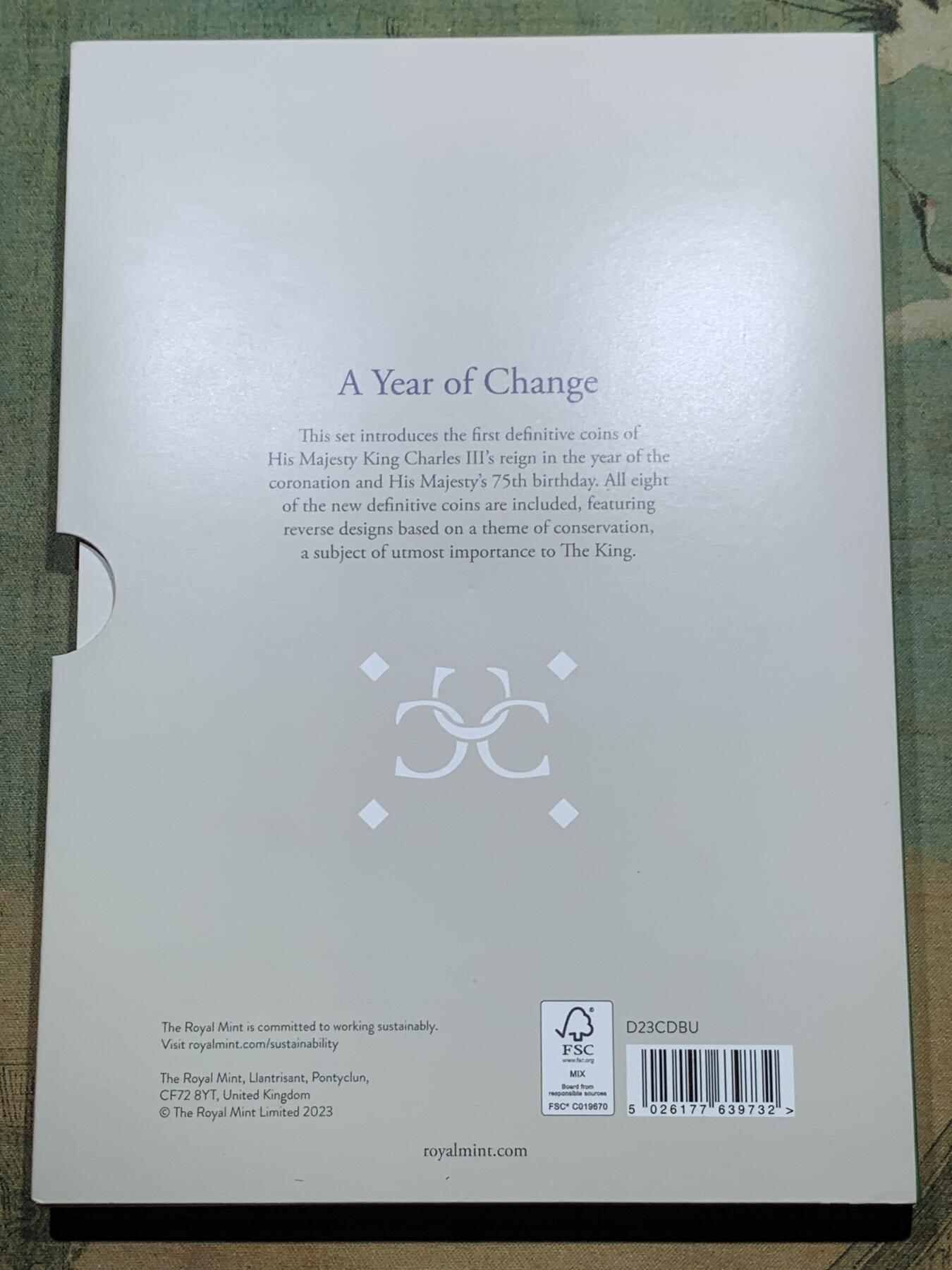 《竞宝斋》第289场- 周日，周一，周二 3场连拍 （全场包邮） 英国2023年官方套币  查尔斯三世首套硬币  人像边带皇冠暗记  动物主题  未来热门品种