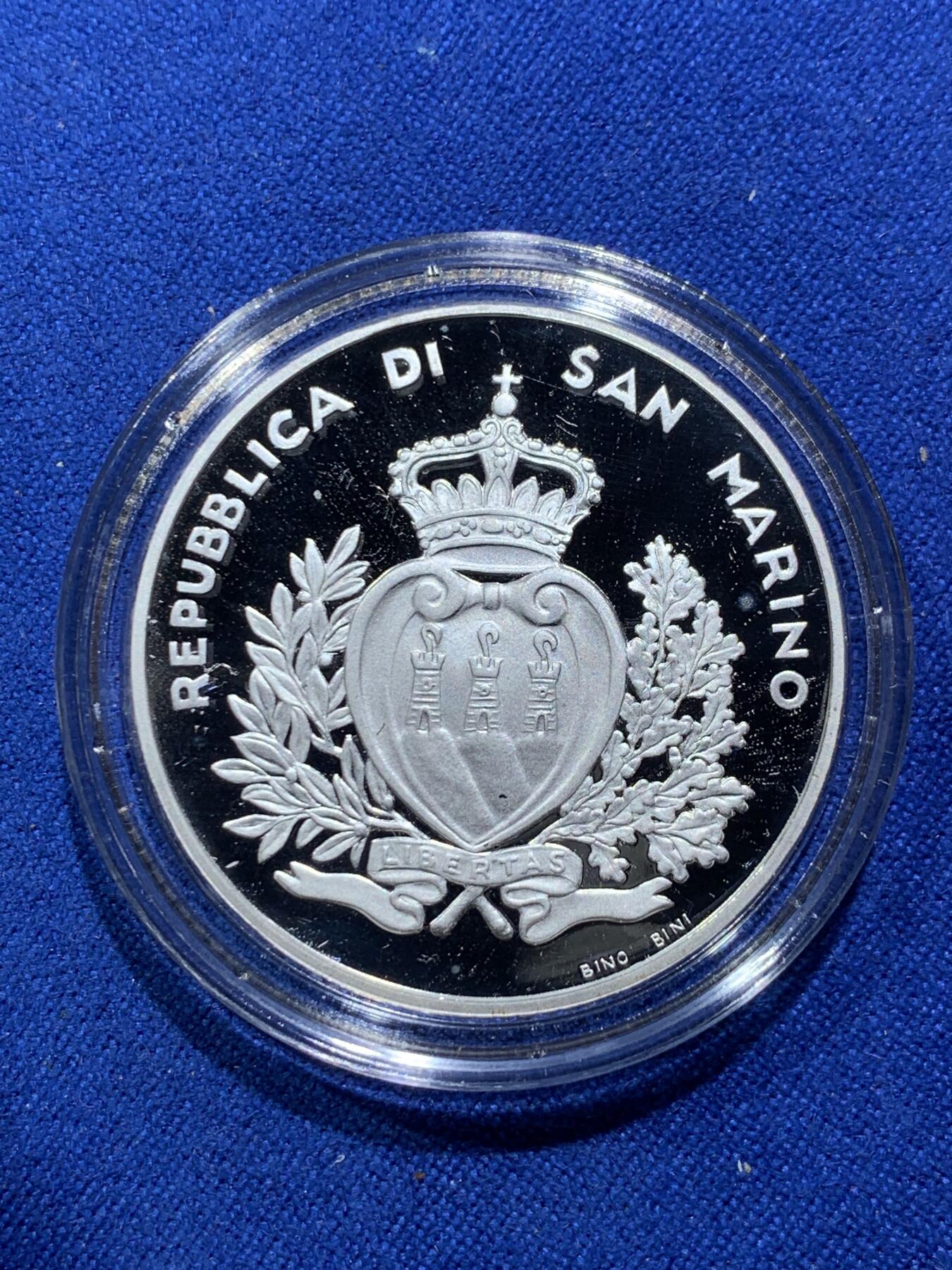 《竞宝斋》第290场- 周日，周一，周二 3场连拍 （全场包邮） 圣马力诺2010年音乐家罗伯特舒曼200年诞辰10欧元银币