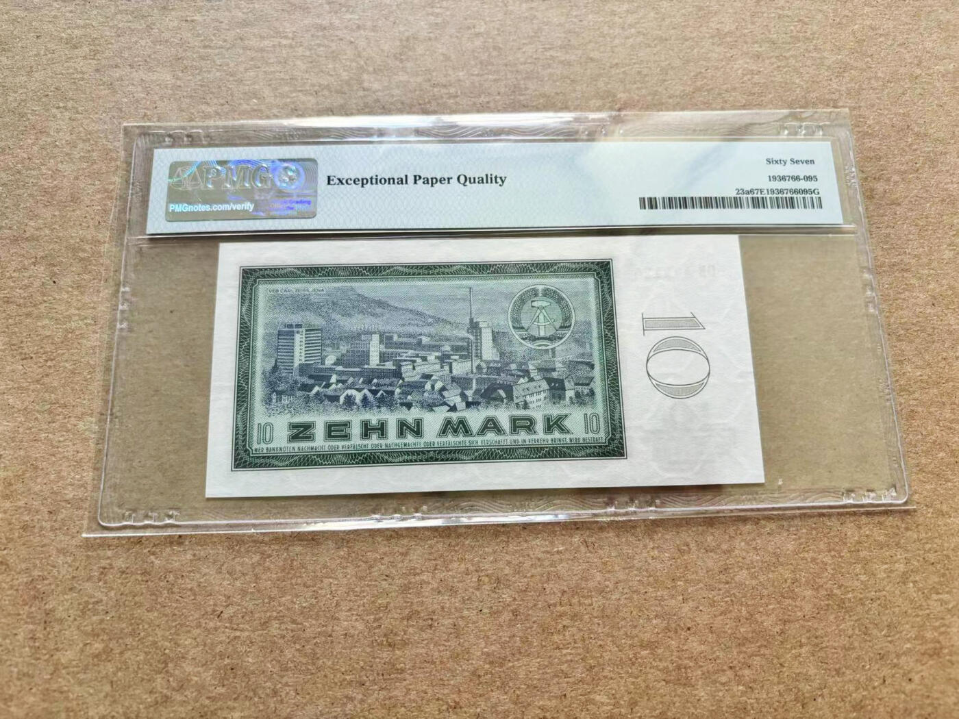 【Blue Auction】✨世界纸币精拍第510期【精】 德国 1964年10马克 PMG67EPQ 高分