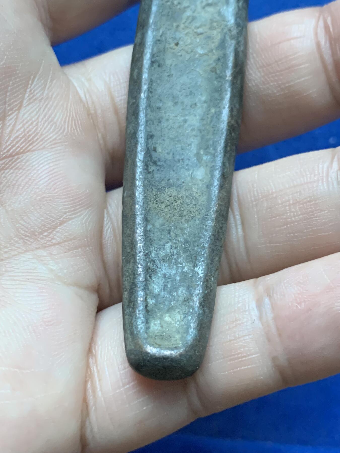 《竞宝斋》第290场- 周日，周一，周二 3场连拍 （全场包邮） 泰国 暹罗国 素可泰王朝 大型虎舌铜条 元末明初 400年历史 重量60.94克