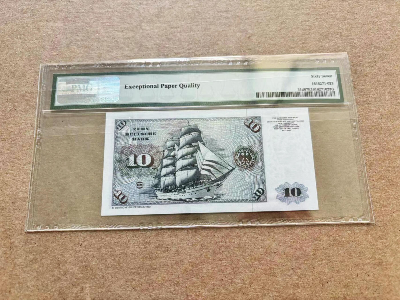 【Blue Auction】✨世界纸币精拍第510期【精】 【无47】德国 1980年10马克 PMG67EPQ 高分