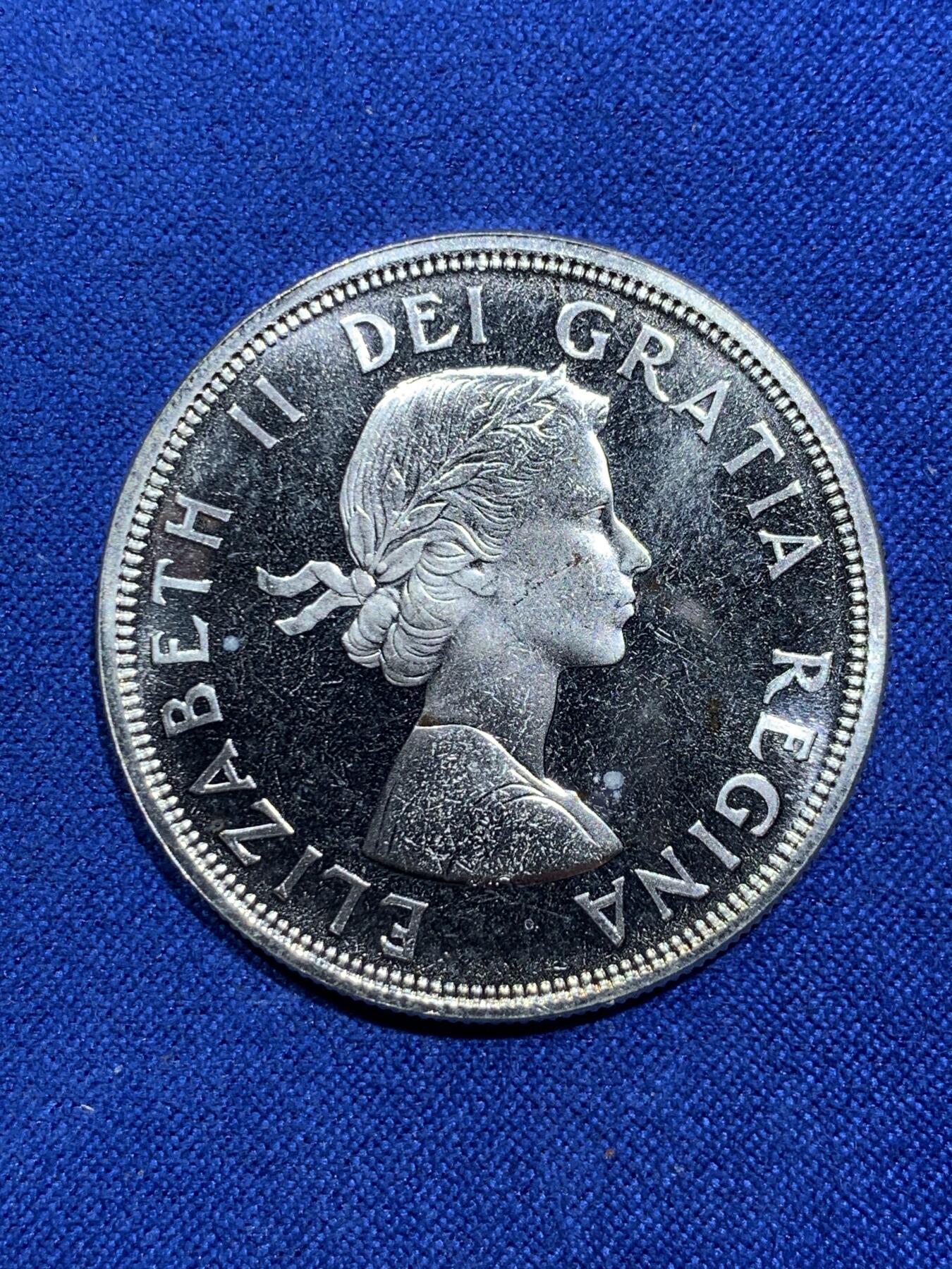 《竞宝斋》第290场- 周日，周一，周二 3场连拍 （全场包邮） 加拿大1964夏洛特会议百年大银币