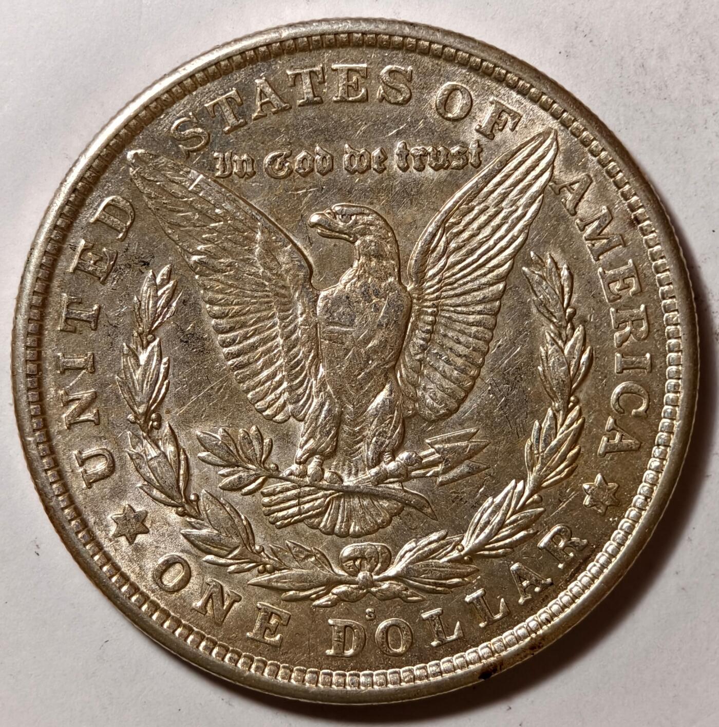 紫瑗钱币——第386期拍卖 美国 1921年 摩根 大头妹 1美元 26.73克 0.9银