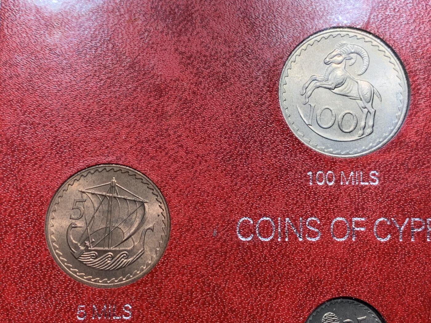 《竞宝斋》第290场- 周日，周一，周二 3场连拍 （全场包邮） 1974塞浦路斯4枚装套币 英联邦经典套币 unc品