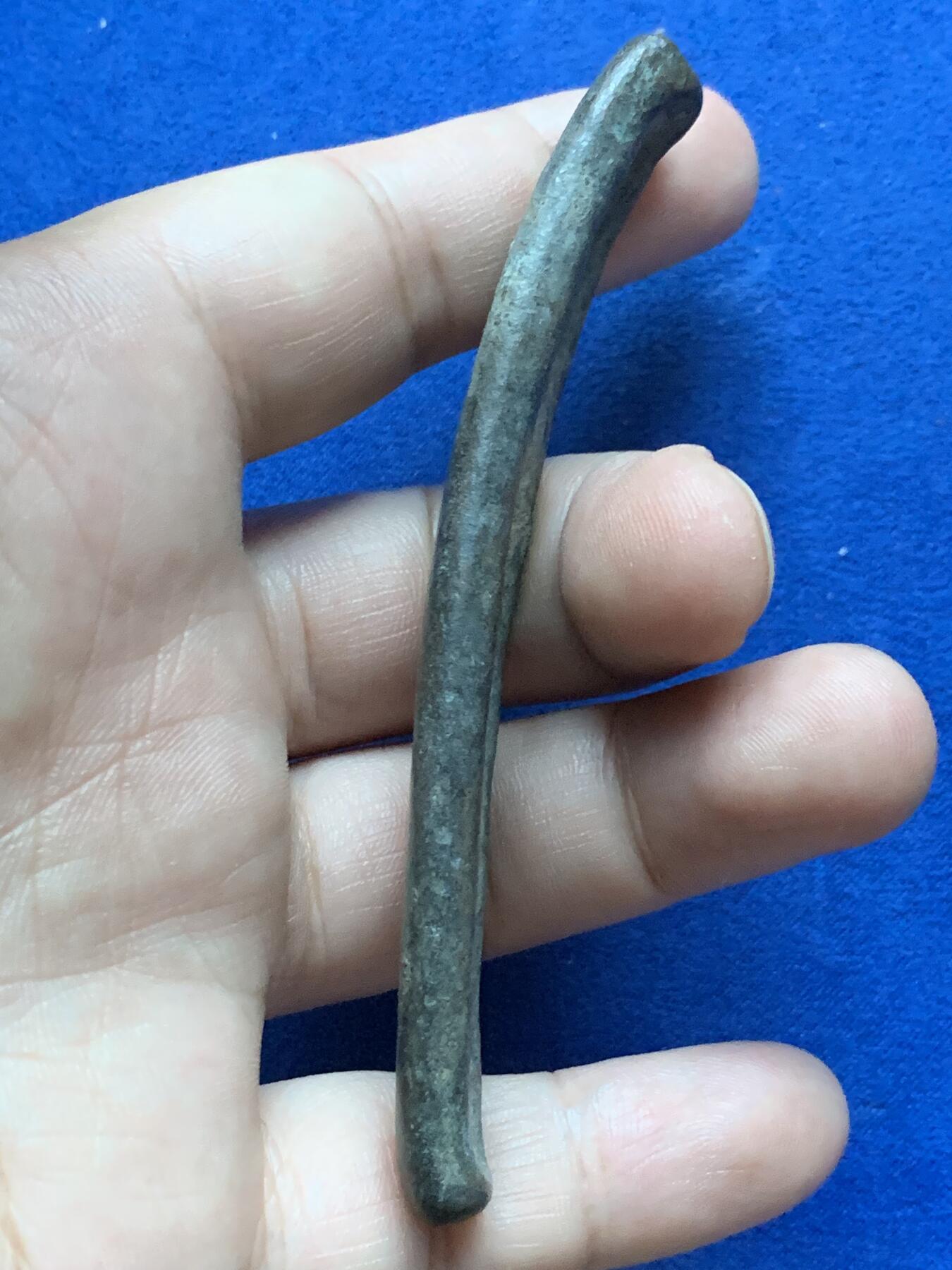 《竞宝斋》第290场- 周日，周一，周二 3场连拍 （全场包邮） 泰国 暹罗国 素可泰王朝 大型虎舌铜条 元末明初 400年历史 重量60.94克