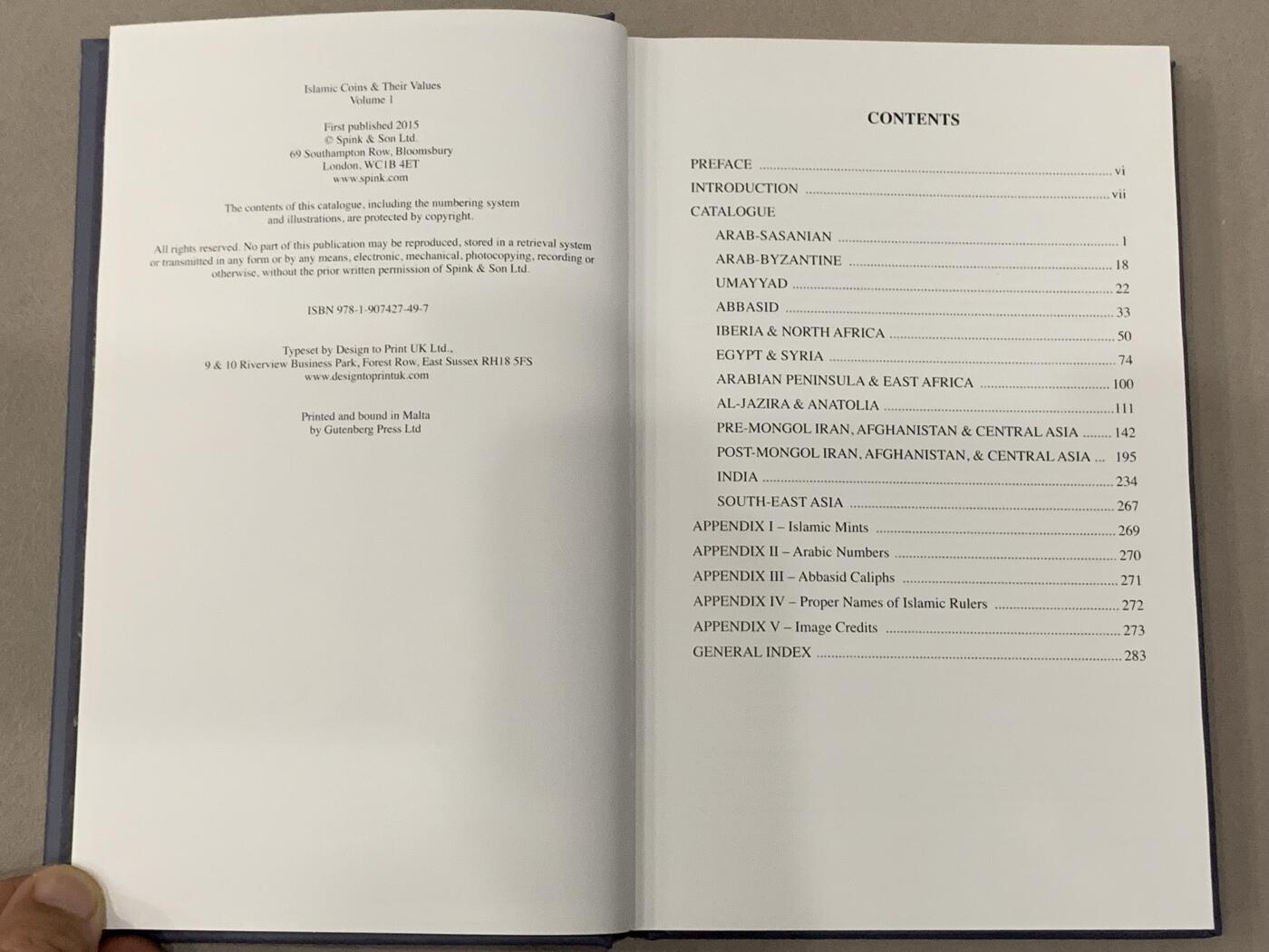 《竞宝斋》第290场- 周日，周一，周二 3场连拍 （全场包邮） 伊斯兰钱币及其价值 第1卷：中世纪时期 SPINK出品权威巨著 精装 283页