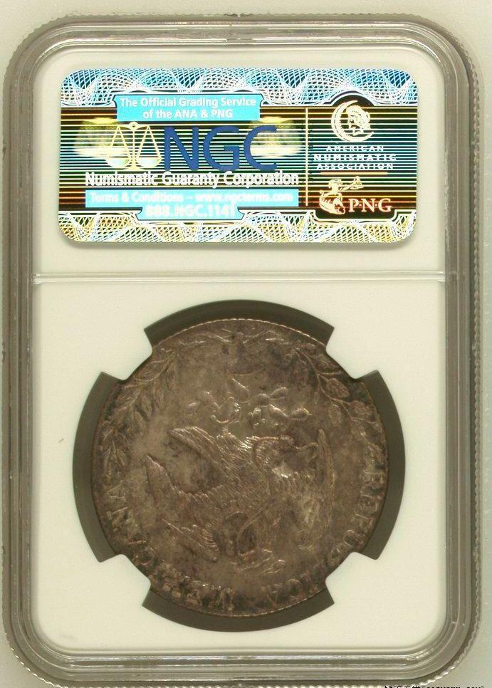 欧美回流精选 NGC MS63 墨西哥1888年MO版鹰洋8R银币