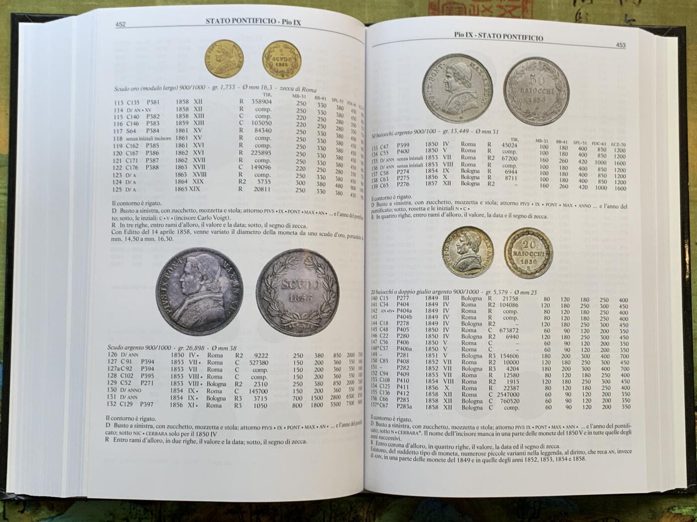 《竞宝斋》第290场- 周日，周一，周二 3场连拍 （全场包邮） Montenegro意大利钱币目录最新2024版 全新的价格指南 将近700页的厚度 重1.2公斤 精装胶板印刷 玩意系必备目录