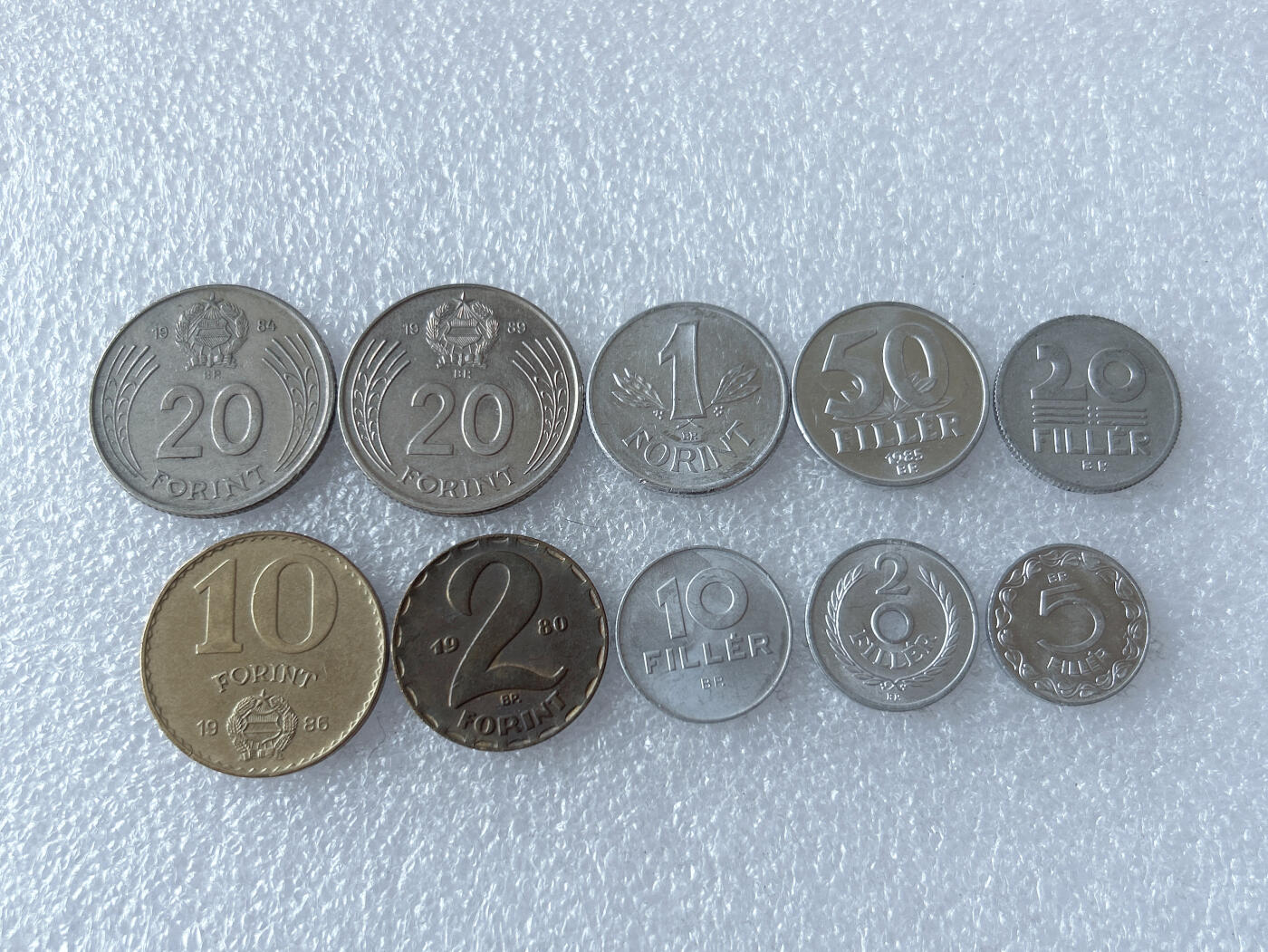 第一海外回流一元起拍收藏 散币专场 第103期 匈牙利硬币 10枚