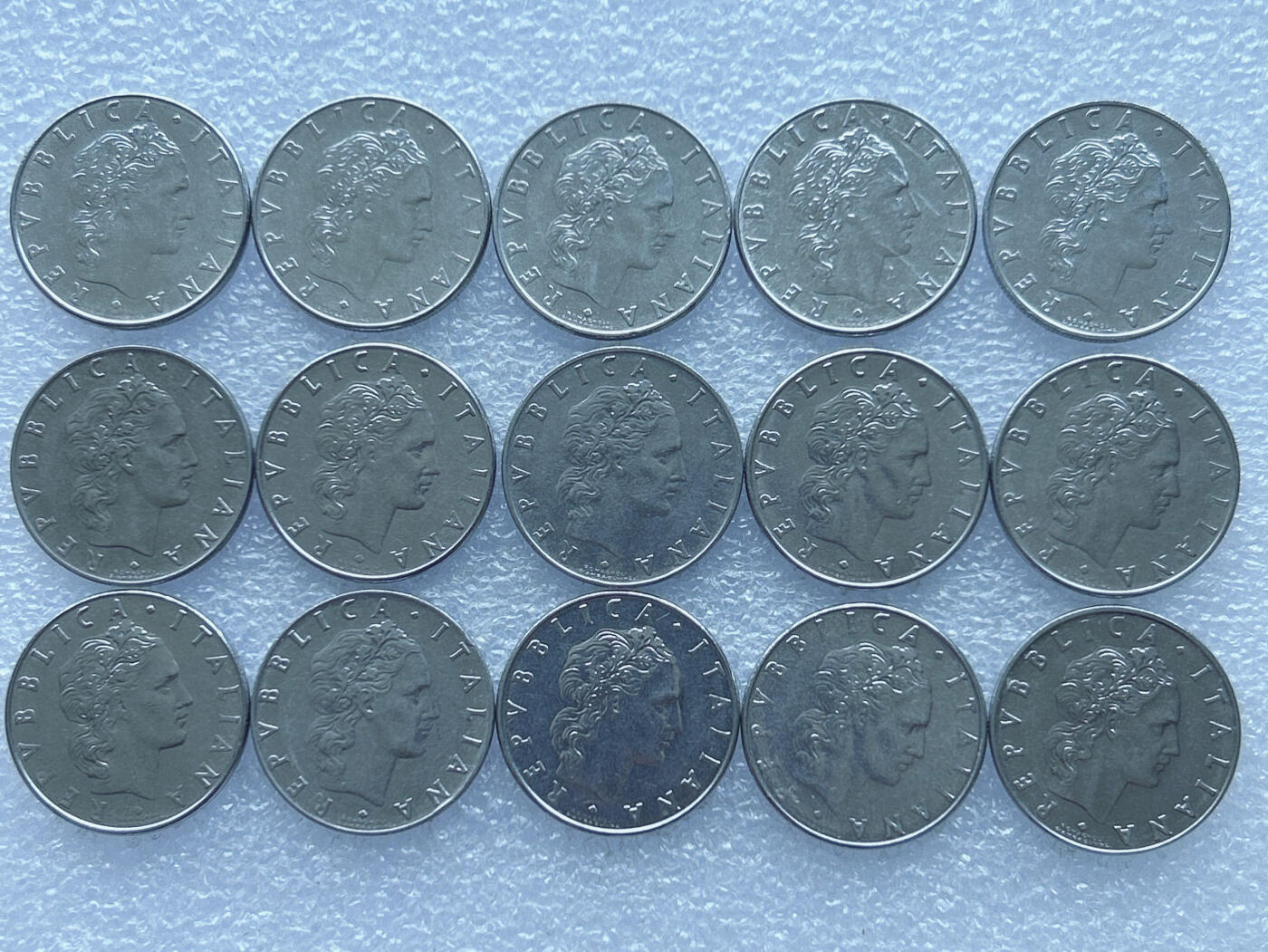 第一海外回流一元起拍收藏 散币专场 第103期 意大利50里拉 15枚