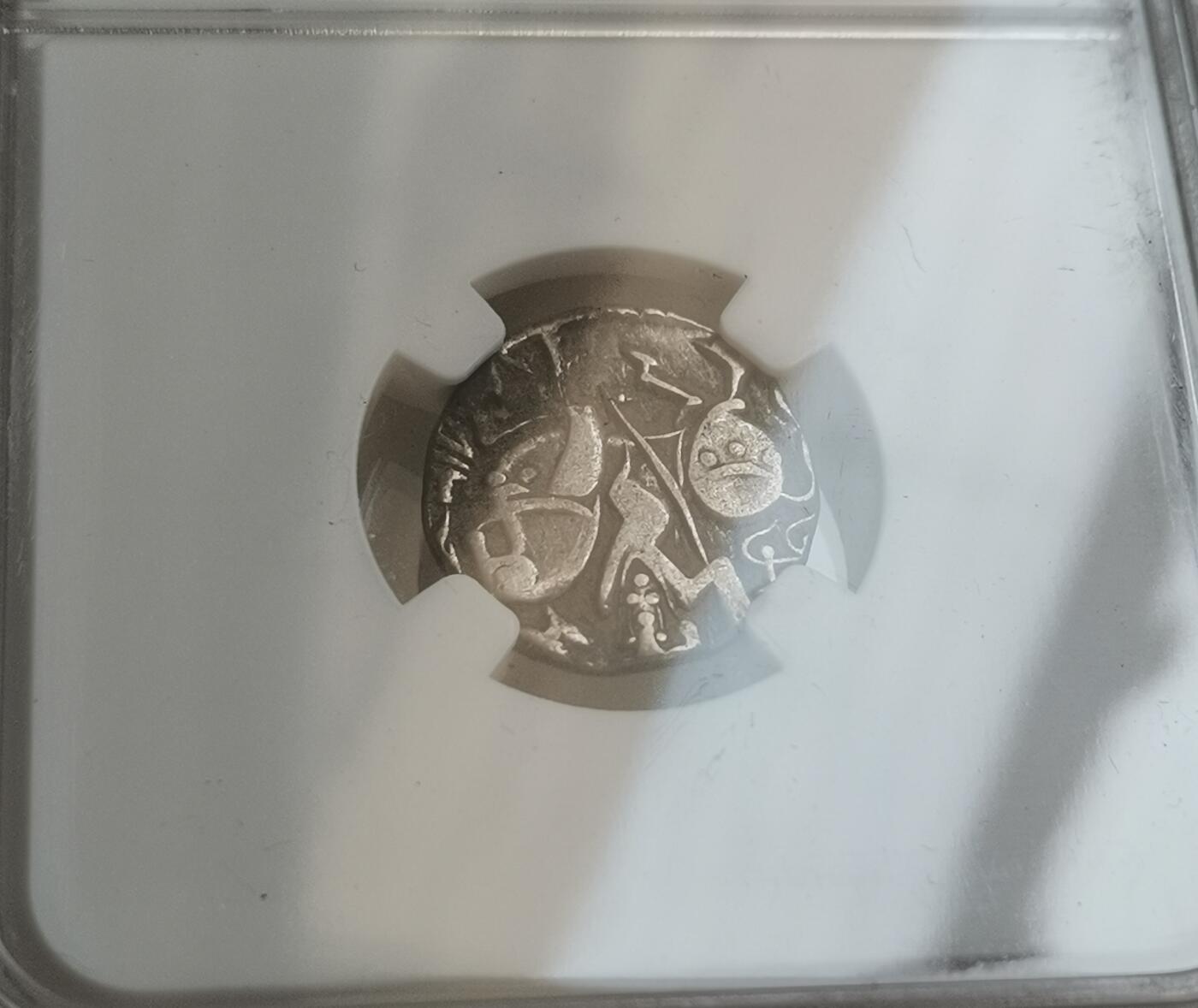 瓶子🏺第151期拍卖会  古印度萨希王朝银币斯帕拉帕提·提婆 公元750-900年 喀布尔造币场 3.31克