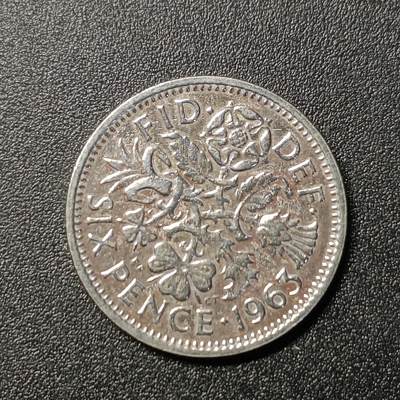 ↓君缘收藏162期☞钱币邮品↓无佣金、可寄存、满10元包邮  - 英国🇬🇧幸运六便士