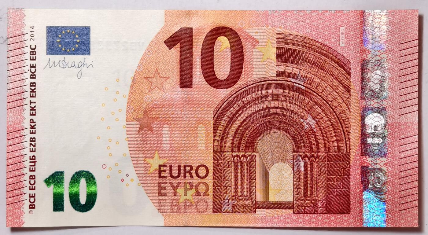 紫瑗钱币——第391期拍卖——纸币场 欧元 西班牙 2014年 圣天使桥 10欧元 UNC