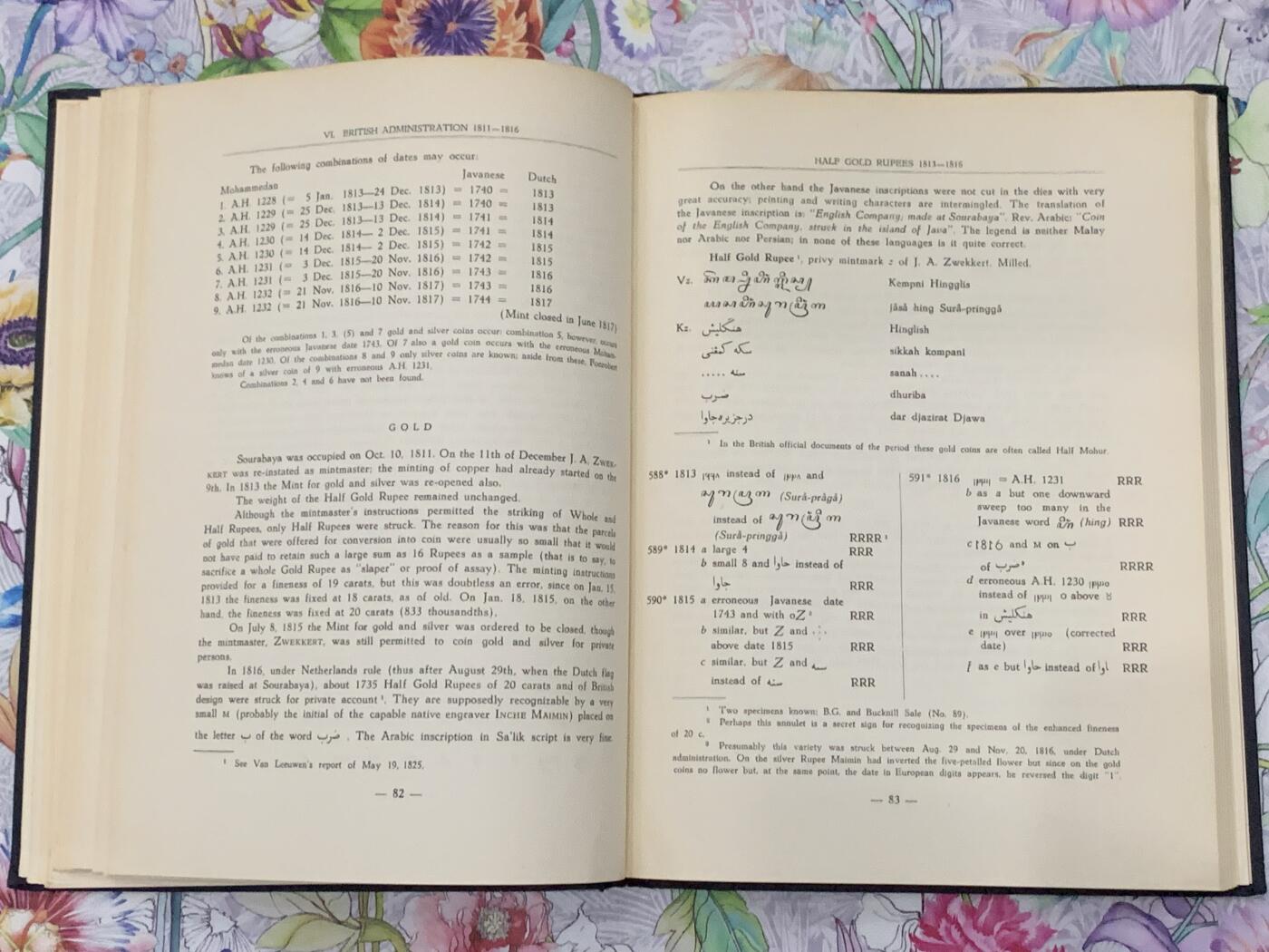 《竞宝斋》第290场- 周日，周一，周二 3场连拍 （全场包邮） Scholten荷属海外殖民地标准目录 1953年原版 精装大开本 稀少