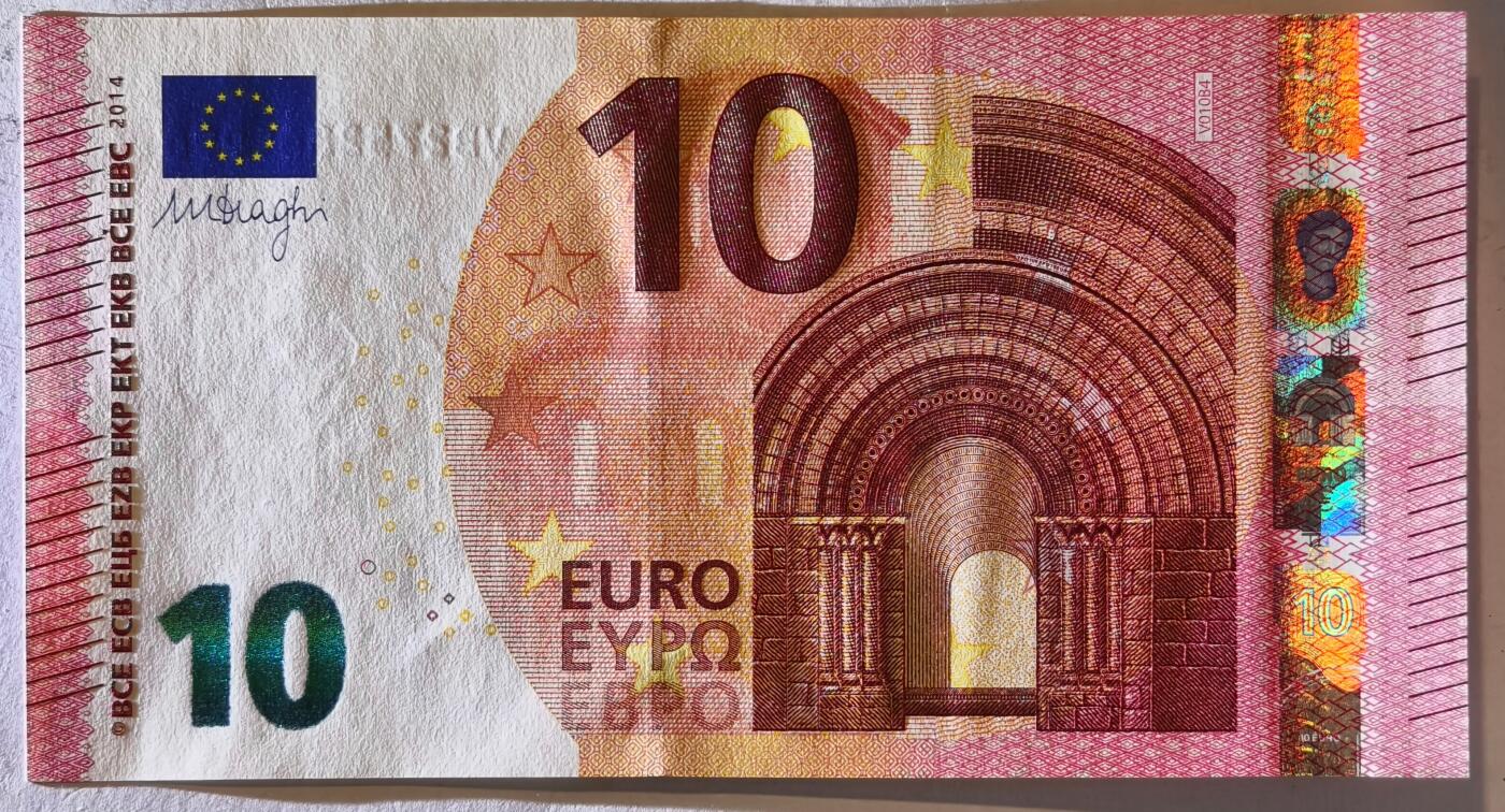 紫瑗钱币——第391期拍卖——纸币场 欧元 西班牙 2014年 圣天使桥 10欧元 UNC