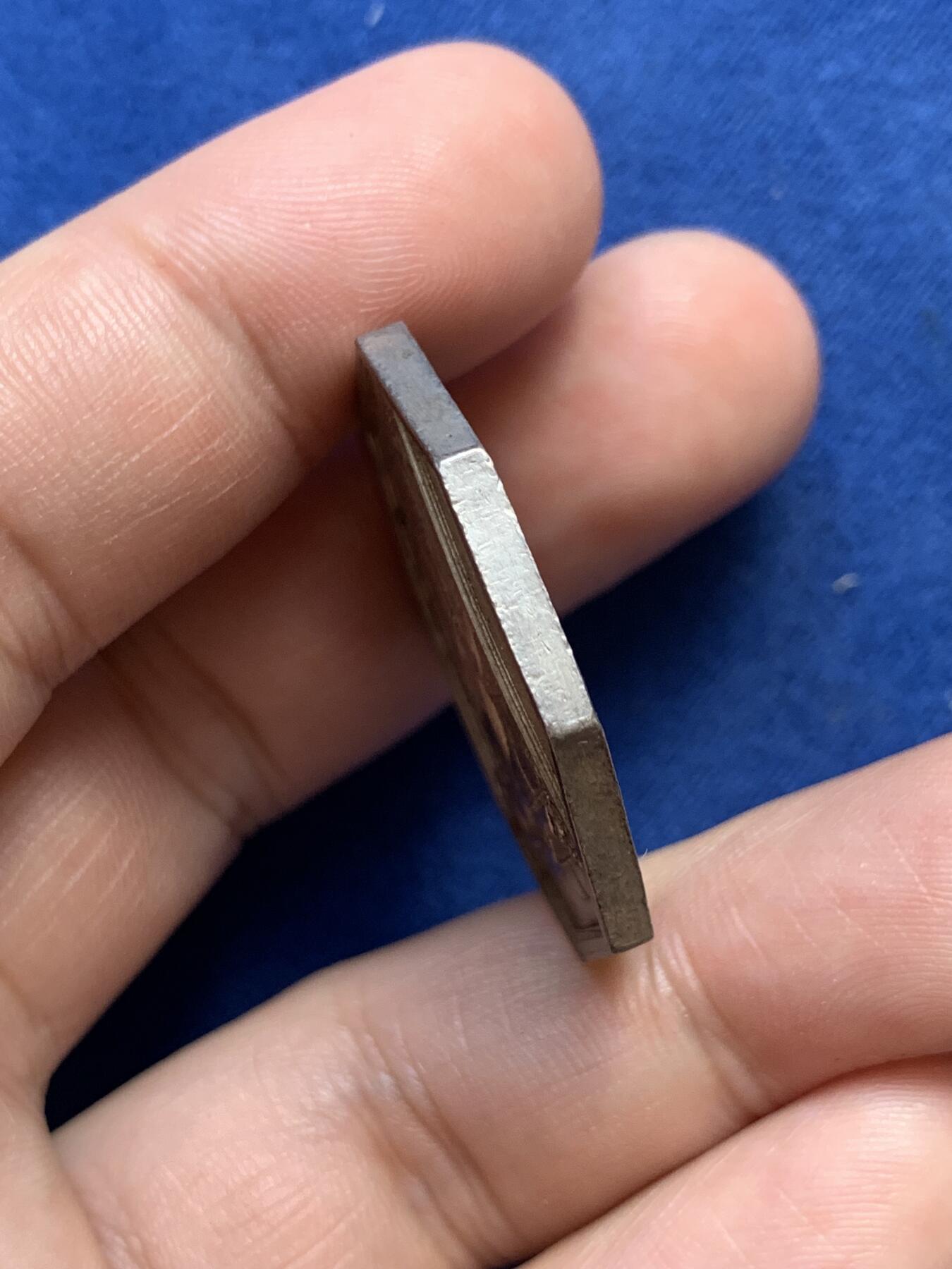 《竞宝斋》第291场- 周日，周一，周二 3场连拍 （全场包邮） 法国八角银质代币，鲁昂海上保险公司，18.17g，32.6mm，1832年以前无边铭