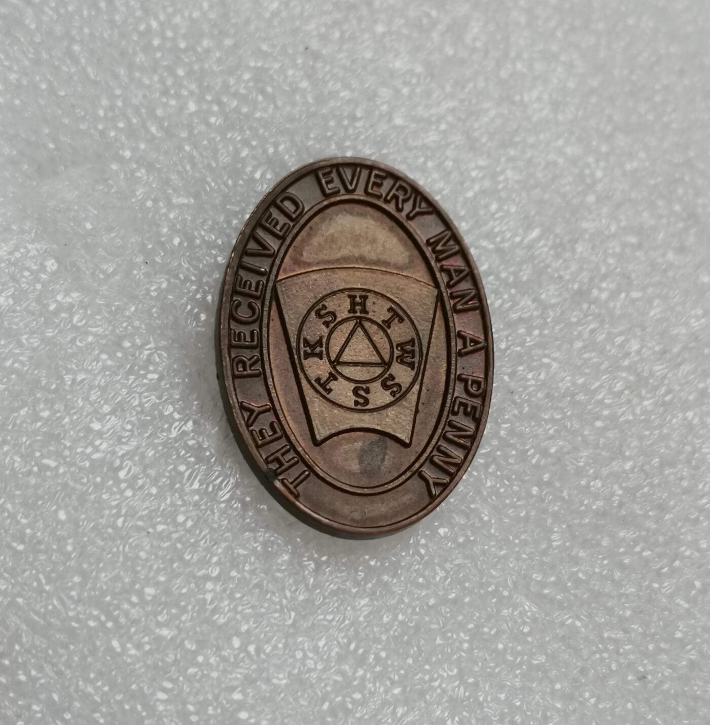 瓶子🏺第151期拍卖会  稀少巴黎共济会1便士代币