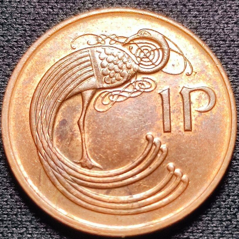 20240722 爱尔兰1便士 鸟 20mm 欧洲外国硬币外币110317
