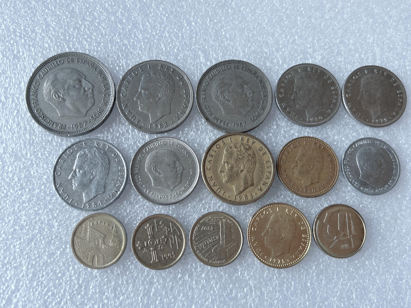 第一海外回流一元起拍收藏 散币专场 第103期 西班牙硬币 25枚 无重复