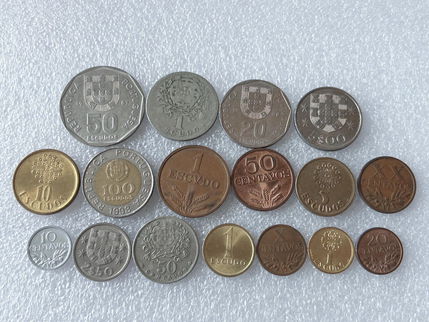 第一海外回流一元起拍收藏 散币专场 第103期 葡萄牙硬币 17枚 无重复