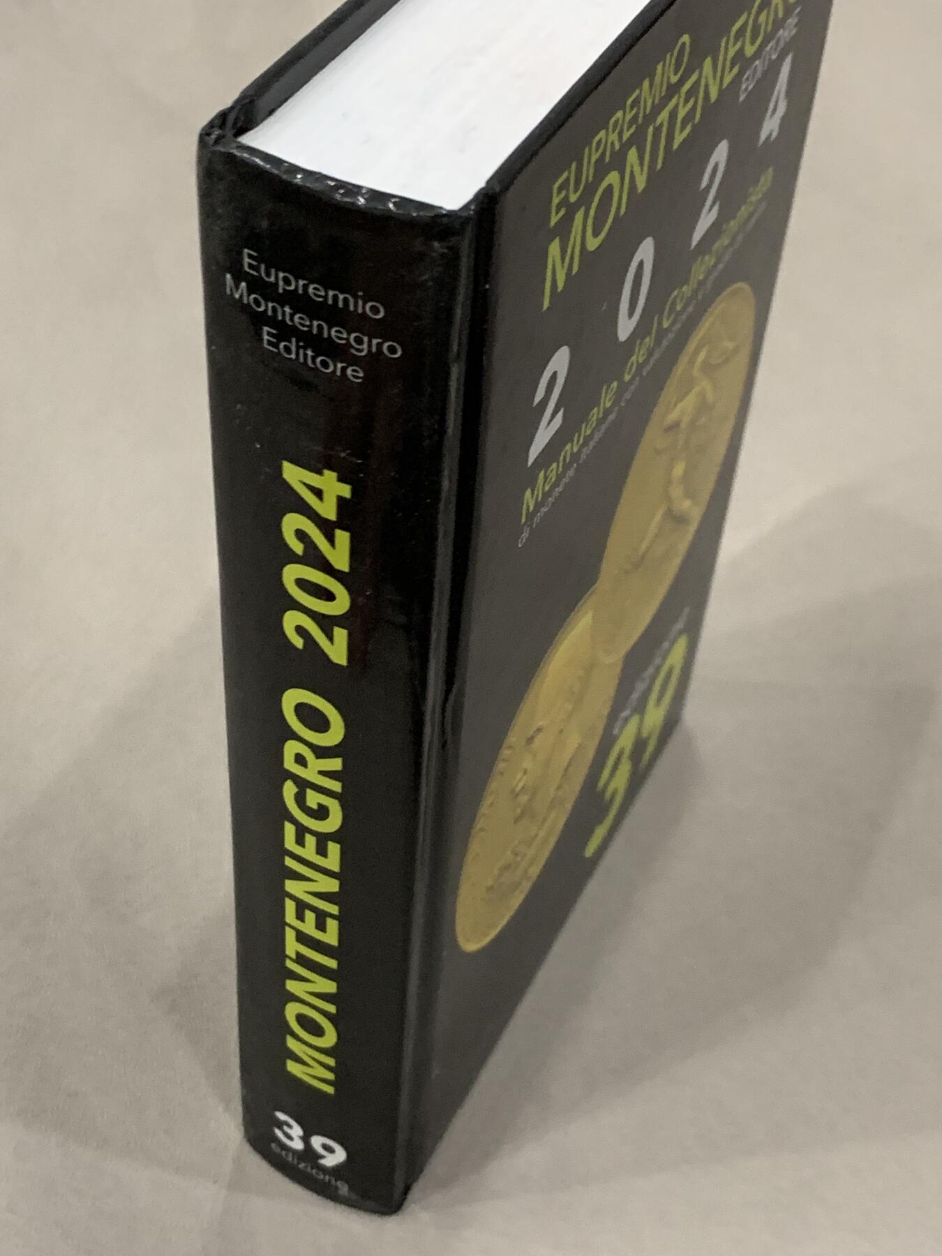 《竞宝斋》第290场- 周日，周一，周二 3场连拍 （全场包邮） Montenegro意大利钱币目录最新2024版 全新的价格指南 将近700页的厚度 重1.2公斤 精装胶板印刷 玩意系必备目录