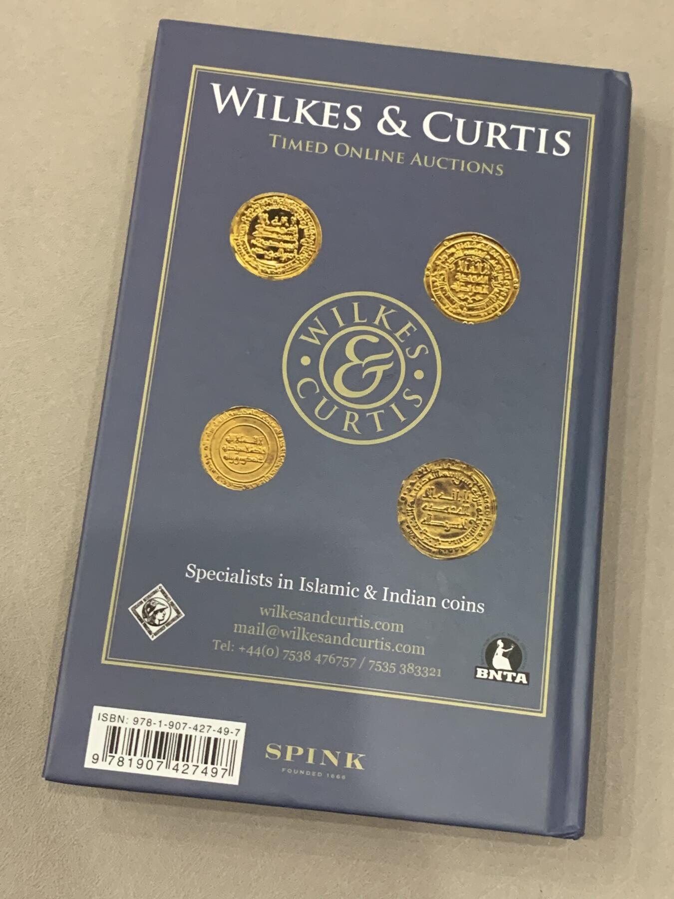 《竞宝斋》第290场- 周日，周一，周二 3场连拍 （全场包邮） 伊斯兰钱币及其价值 第1卷：中世纪时期 SPINK出品权威巨著 精装 283页