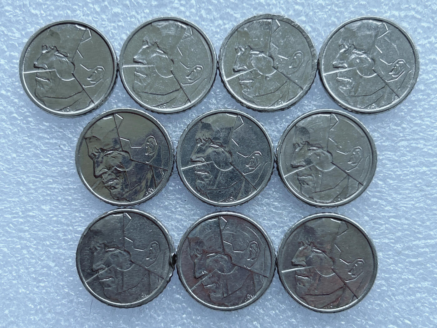 第一海外回流一元起拍收藏 散币专场 第103期 比利时50法郎 10枚