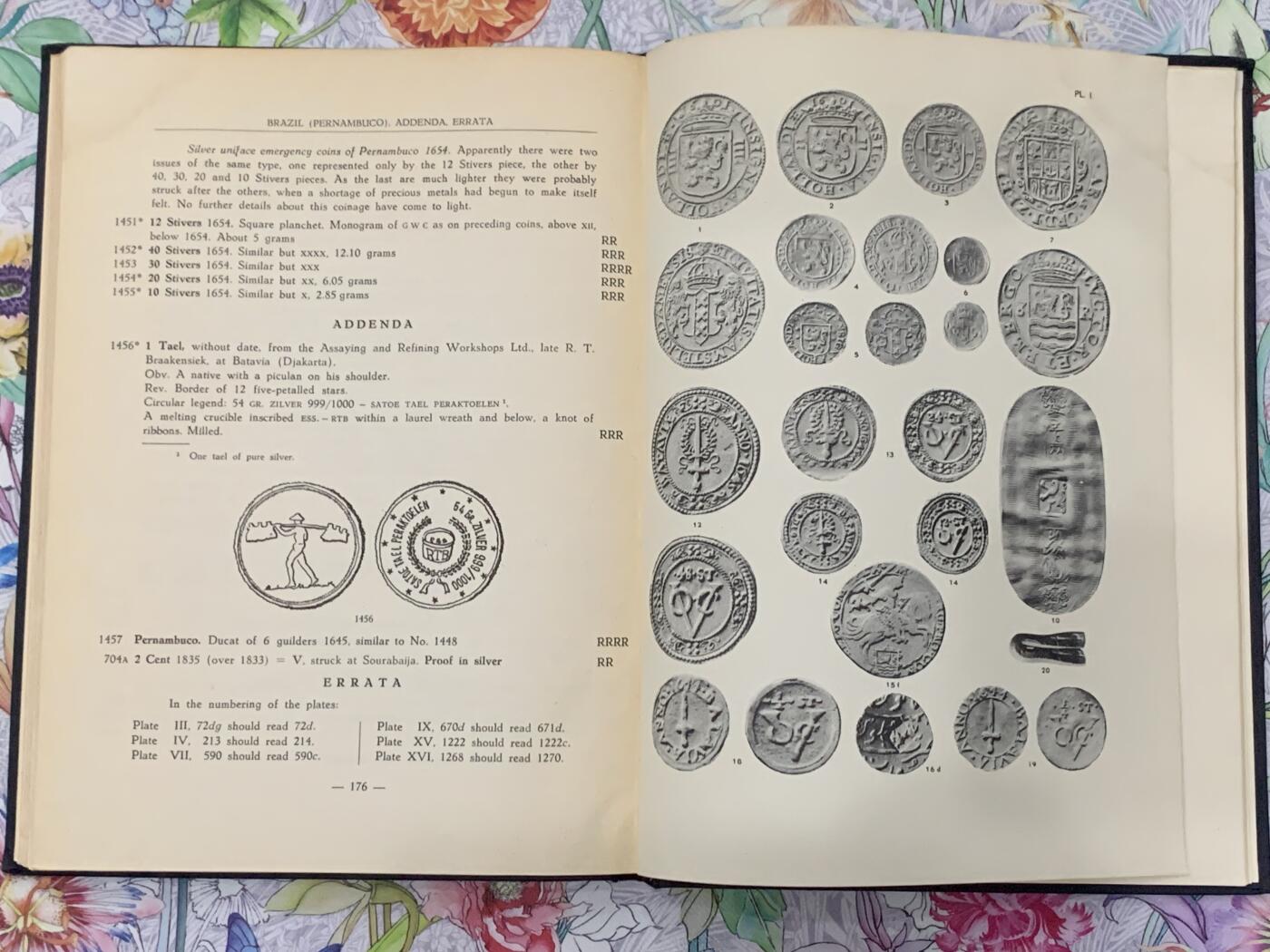 《竞宝斋》第290场- 周日，周一，周二 3场连拍 （全场包邮） Scholten荷属海外殖民地标准目录 1953年原版 精装大开本 稀少