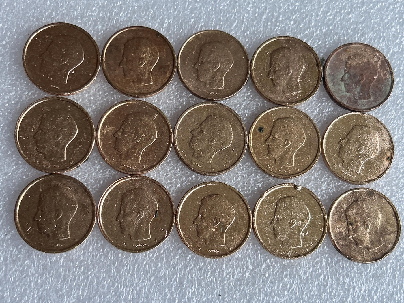 第一海外回流一元起拍收藏 散币专场 第103期 比利时20法郎 15枚