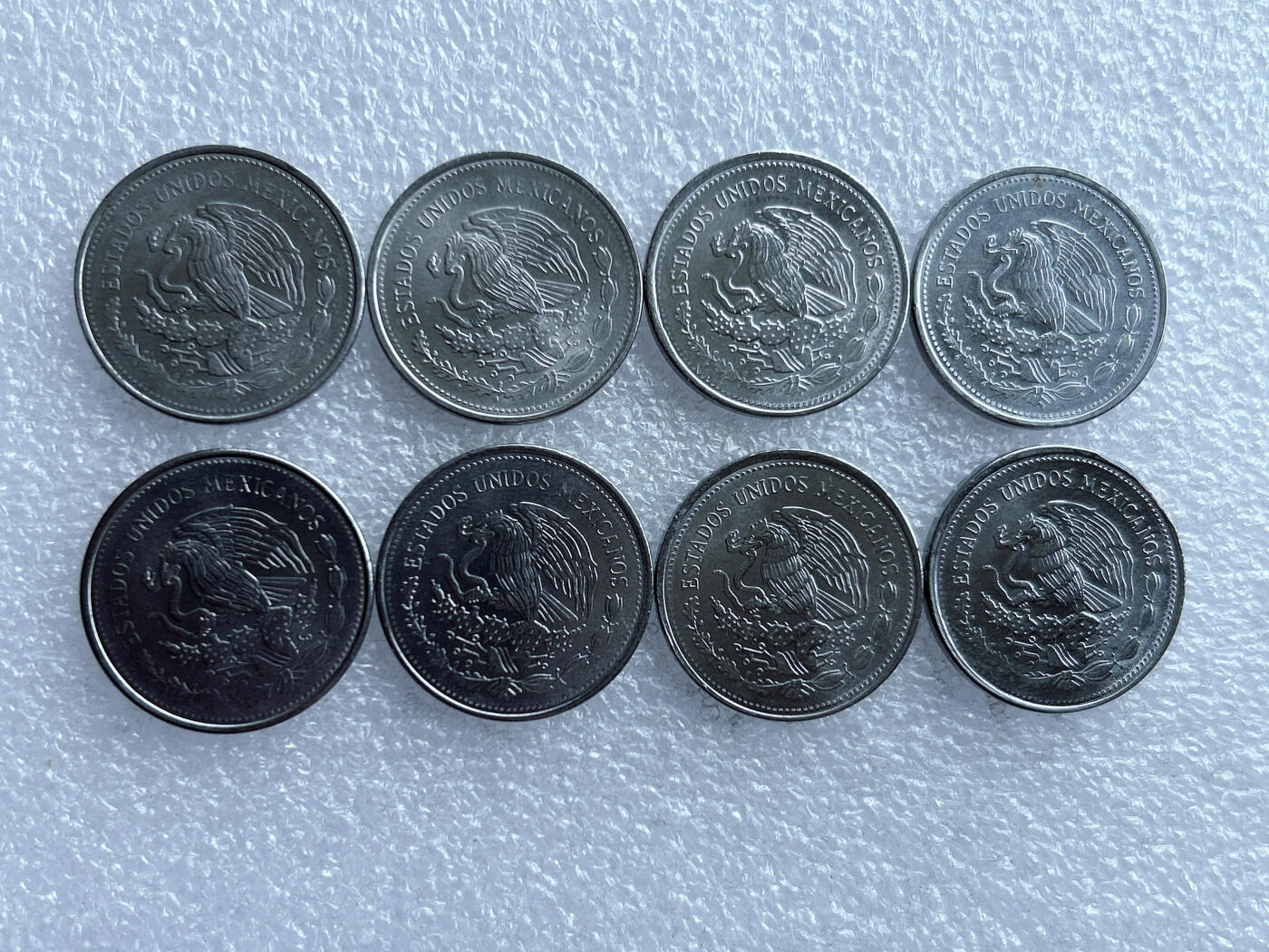 第一海外回流一元起拍收藏 散币专场 第103期 墨西哥1比索 8枚