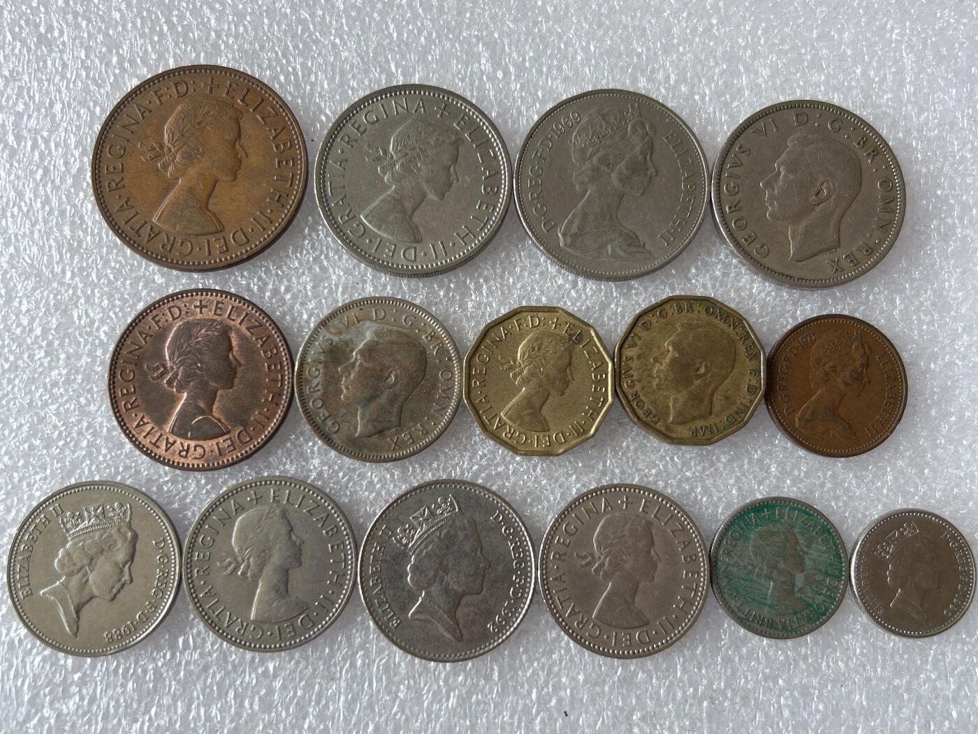 第一海外回流一元起拍收藏 散币专场 第103期 英国硬币 15枚 无重复