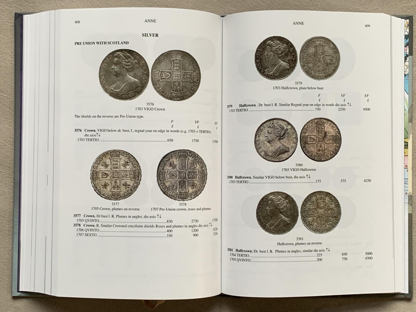 《竞宝斋》第290场- 周日，周一，周二 3场连拍 （全场包邮） 2023版斯宾克英国钱币标准目录，评级公司的目录编号来源之一，收录从公元前150年-1971年间的英国钱币